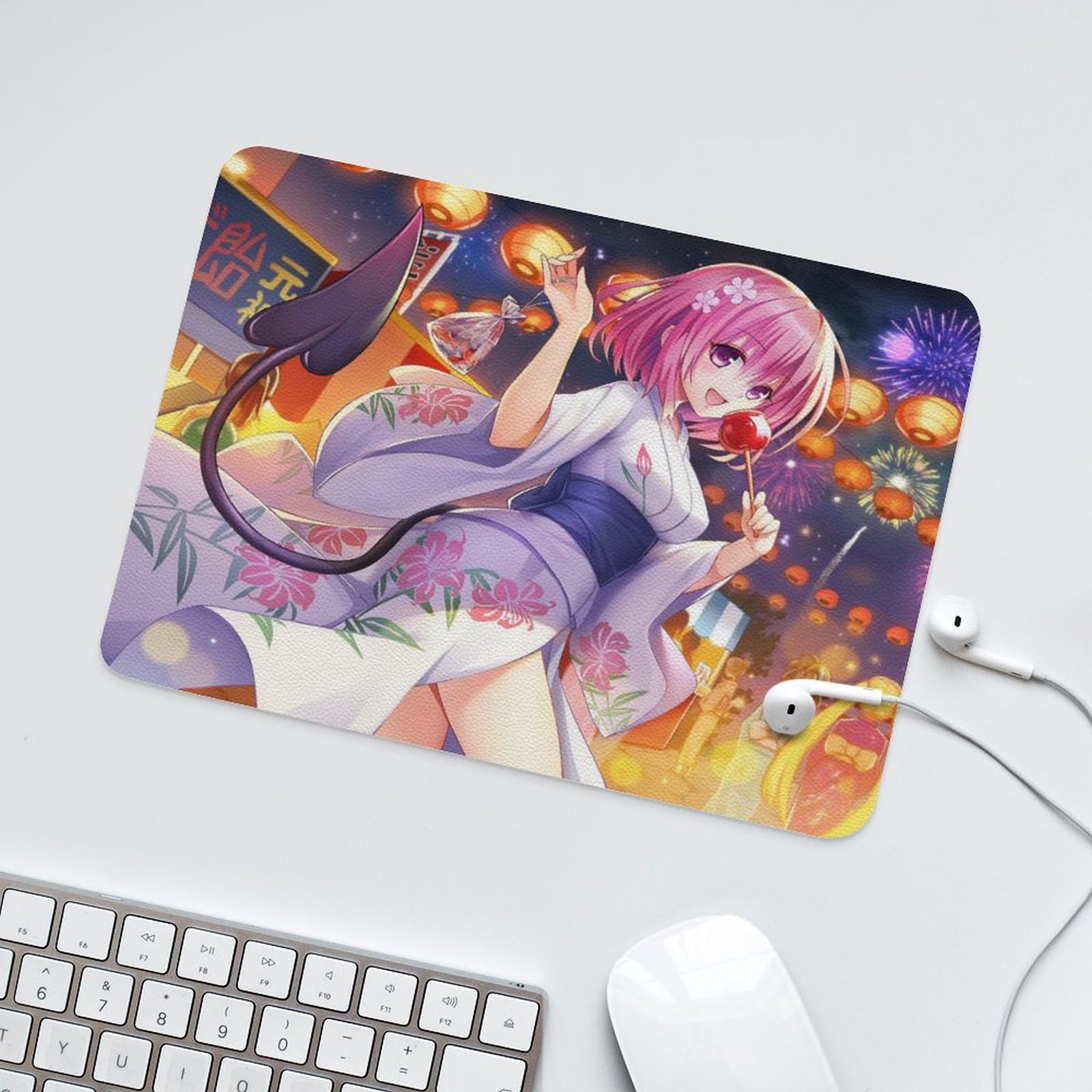 Amazon.co.jp: マウスパッド ゲーミング Toloveる モモ お祭り