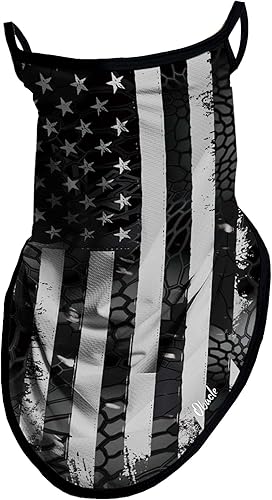 Obacle Mascarilla de cara y cuello tipo pañuelo con tiras para las orejas bufanda y mascarilla, cubrebocas para hombres y mujeres