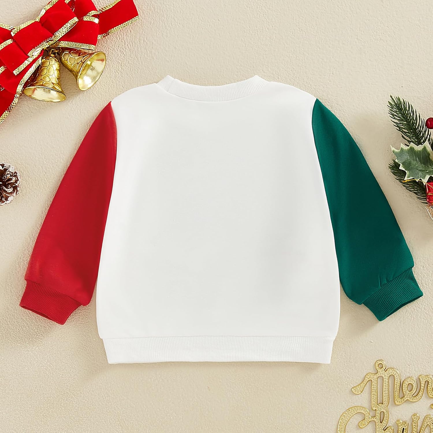 Toddler Baby Boy Girl Christmas Sweatshirt Letter Print Long Sleeve Crewneck Pullover Top Fall Winter Clothes - Image 7