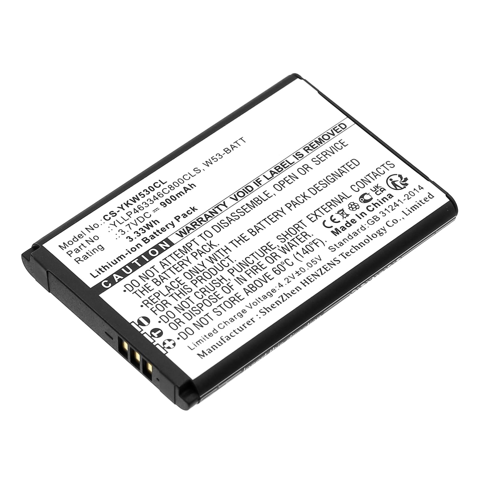 Amazon.com: Sisawia Replacement Battery for Yealink W53,W53h,W53P
