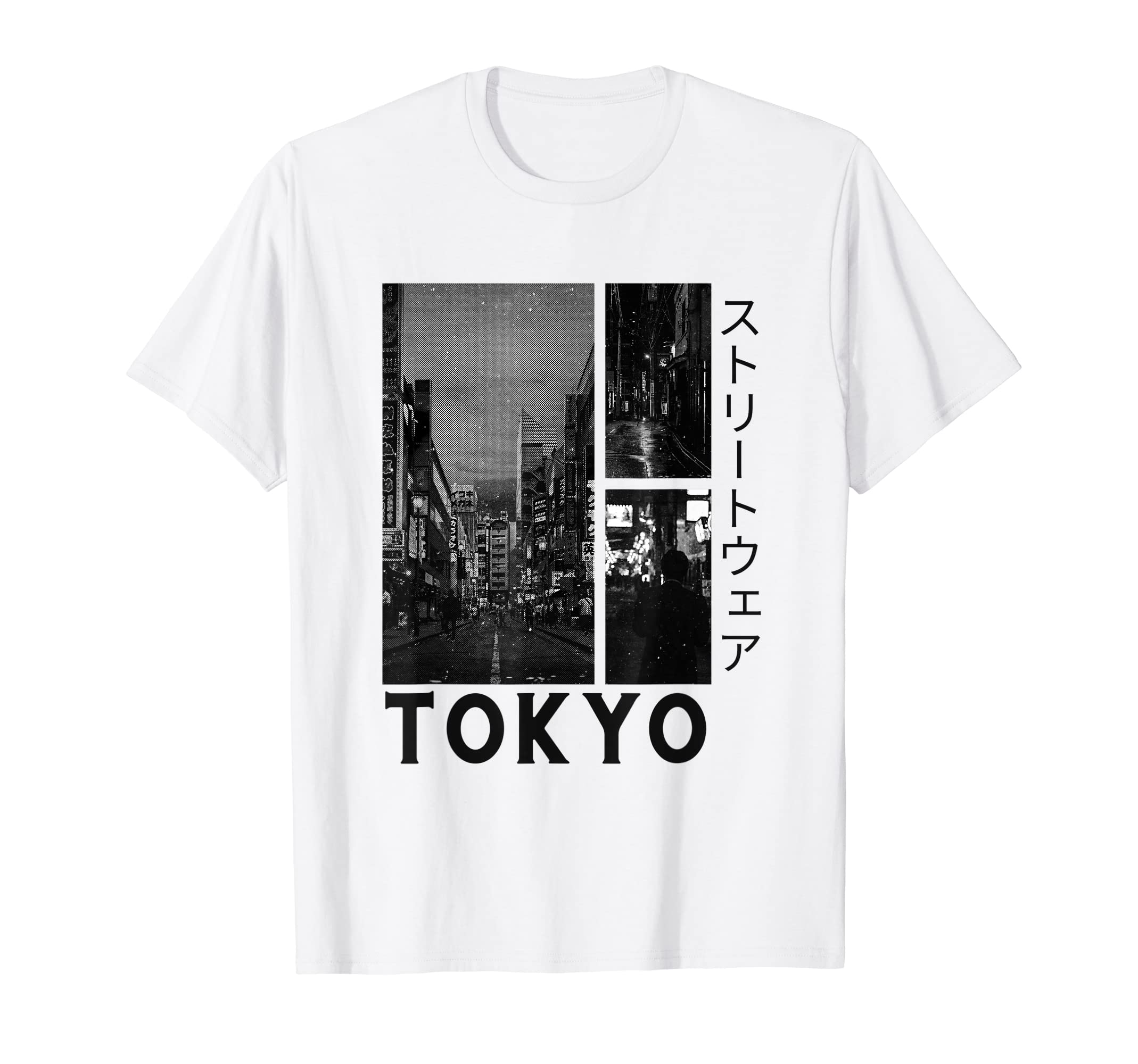 Moshi TaishiRetro Lofi Tokyo Japanese Streetwear Aesthetic Graphic T-Shirt, WhiteOEKO-TEX STANDARD 100