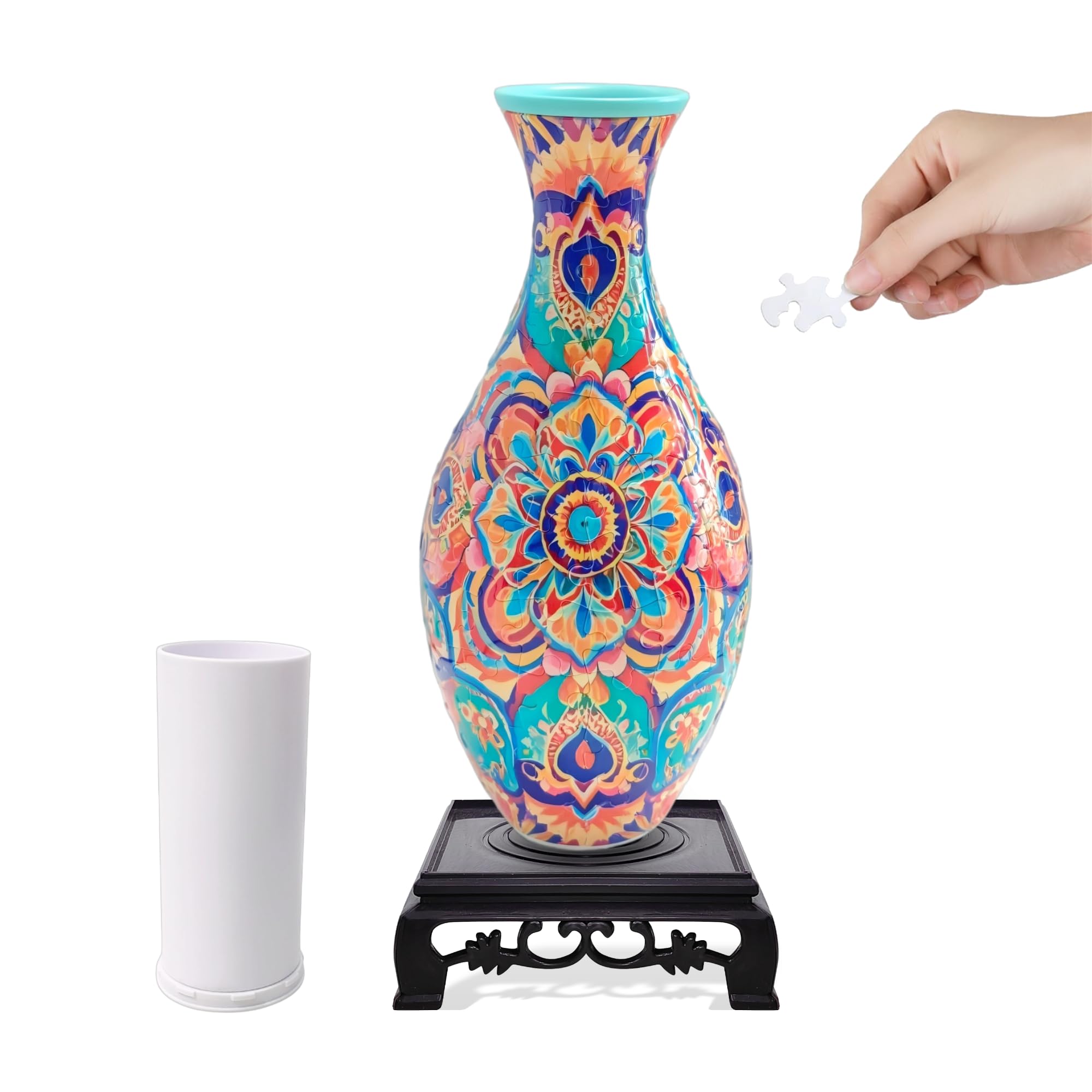 VELIQUE 3D Puzzle Vase, Puzzle for Adults (Bohemia)