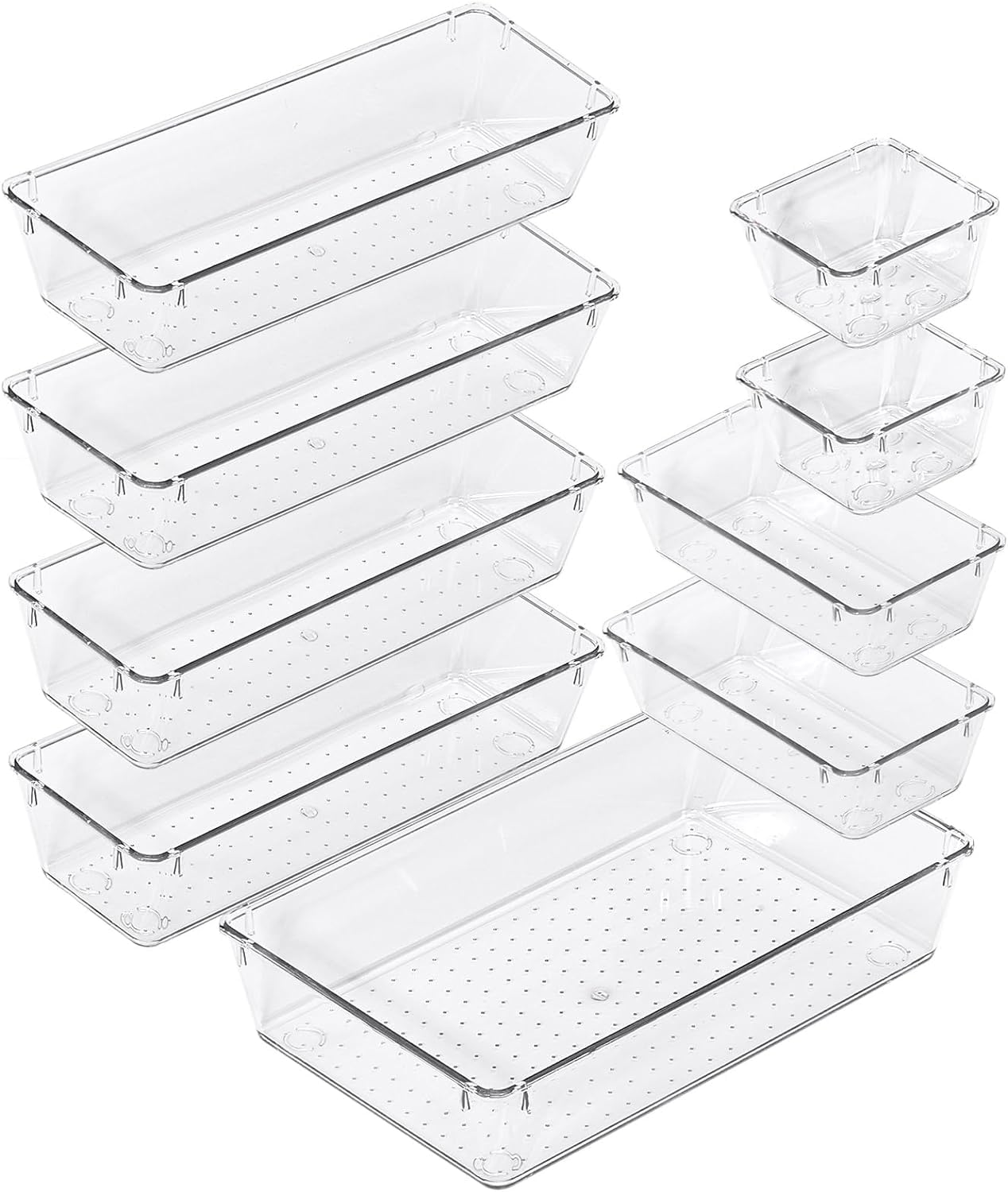 See full amazon price history chart for Zollyss Kitchen Drawer Organiser, Transparent - Set of 9 Zollyss Kitchen Drawer Organiser, Transparent - Set of 9 (B0CQVQ5T3H) Amazon Price History, Amazon Price Tracker