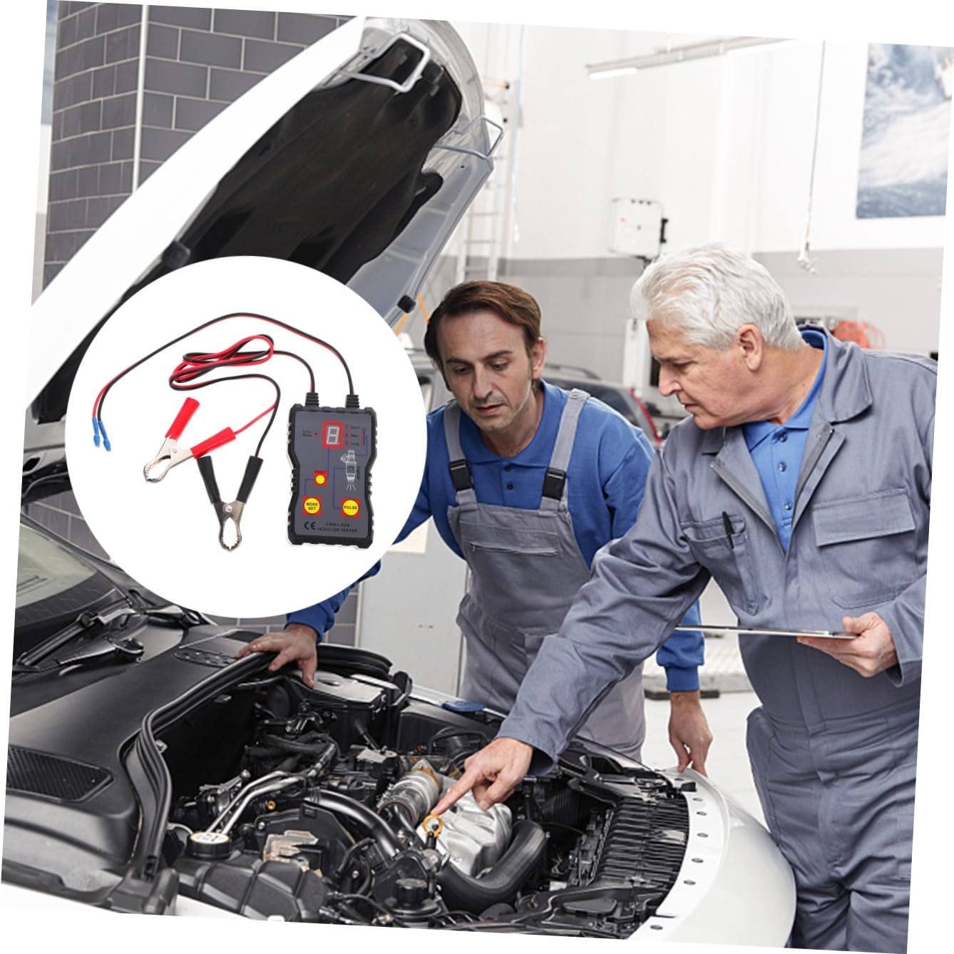 Tester per Diagnostica per Auto per Iniettori di Carburante per Auto Portatile Precisa ed Efficiente Misurazione Rapida in Plastico e Rame