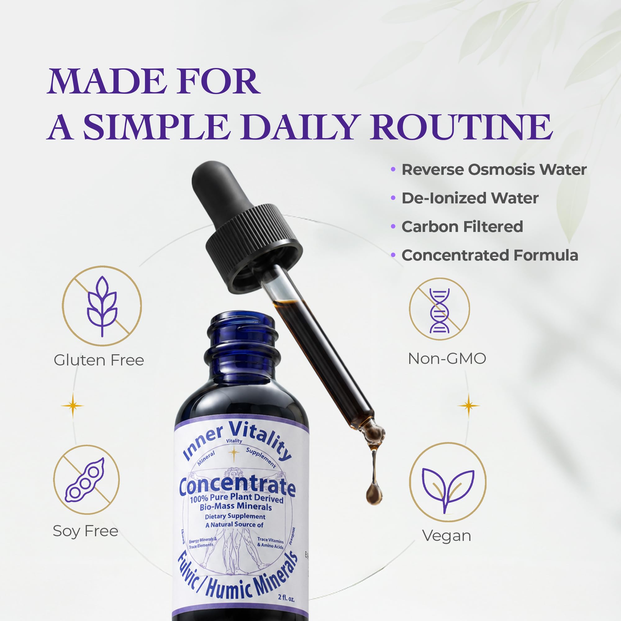 Inner Vitality, Concentrate, Fulvic/Humic Minerals, 2 fl oz — Amazon image 7