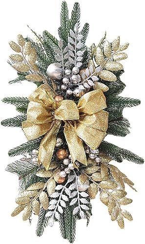 Miniatura 9 de 2 unidades 2023 inalámbricas preiluminadas para escaleras de Navidad, decoración de escaleras artificiales, guirnalda de Navidad con luces,