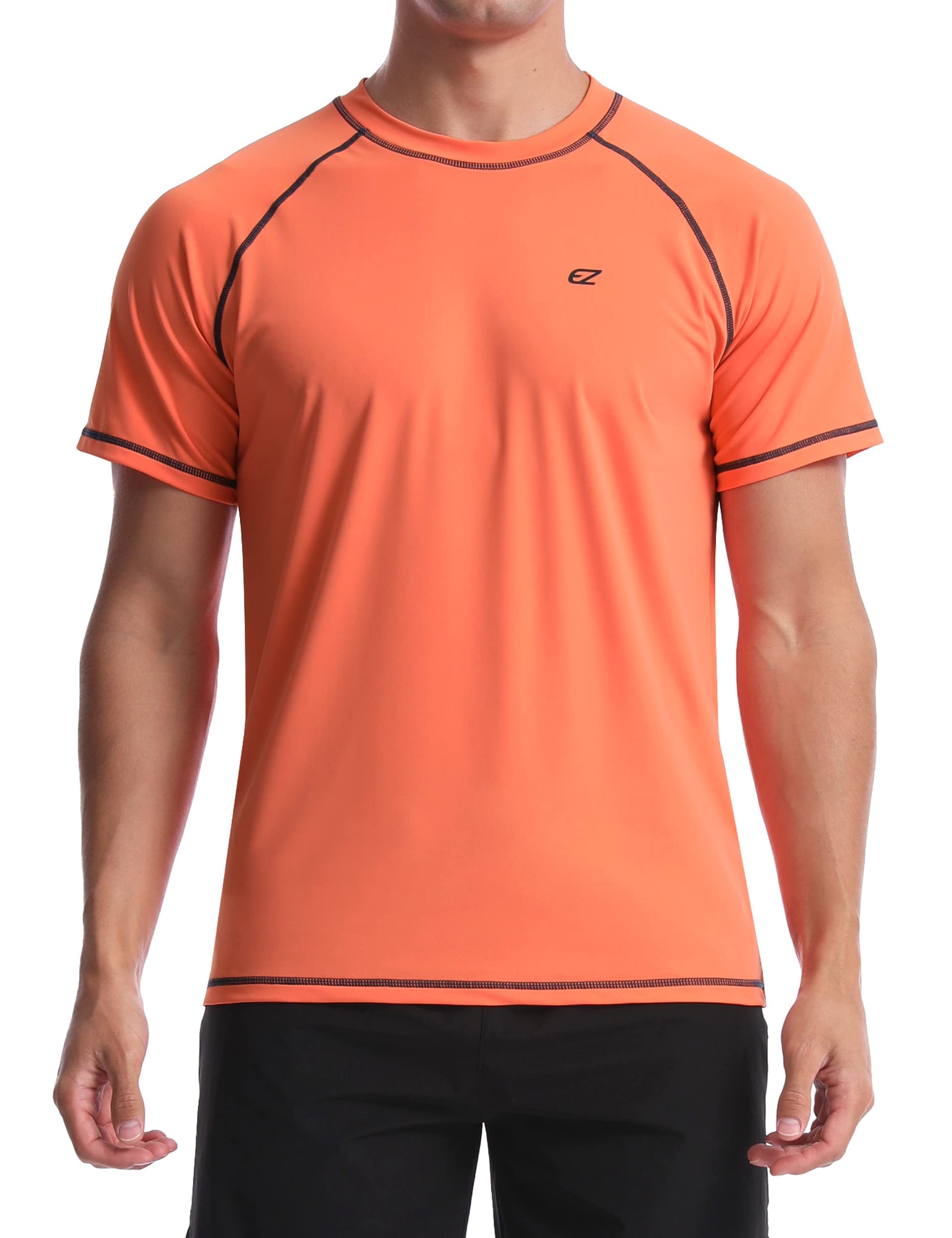 Men's Swim Shirts Rash Guard UPF 50+ UV Sun Protection T-Shirt Quick Dry Fishing Beach T Shirts