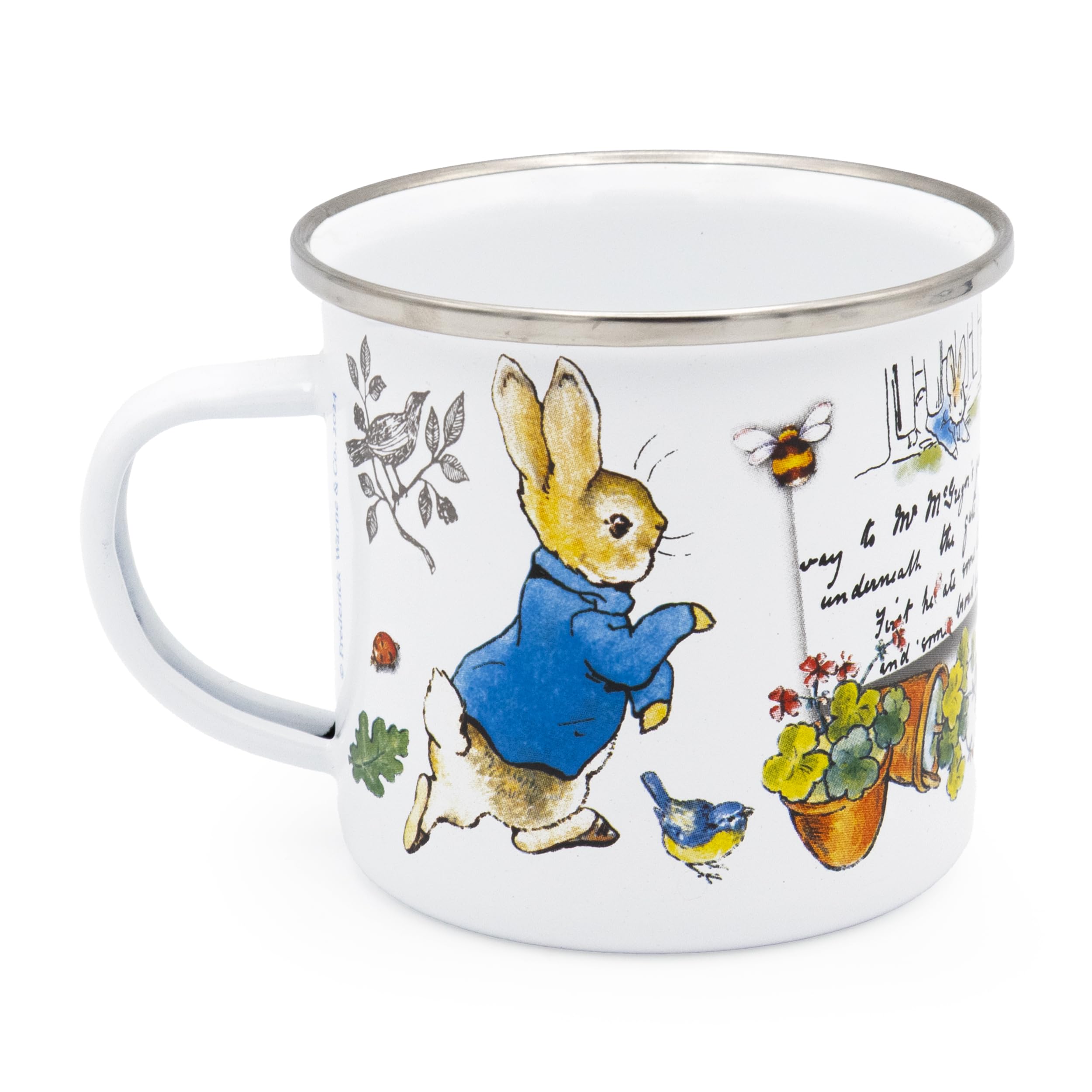 Peter Rabbit Enamel Mug - Pin Up