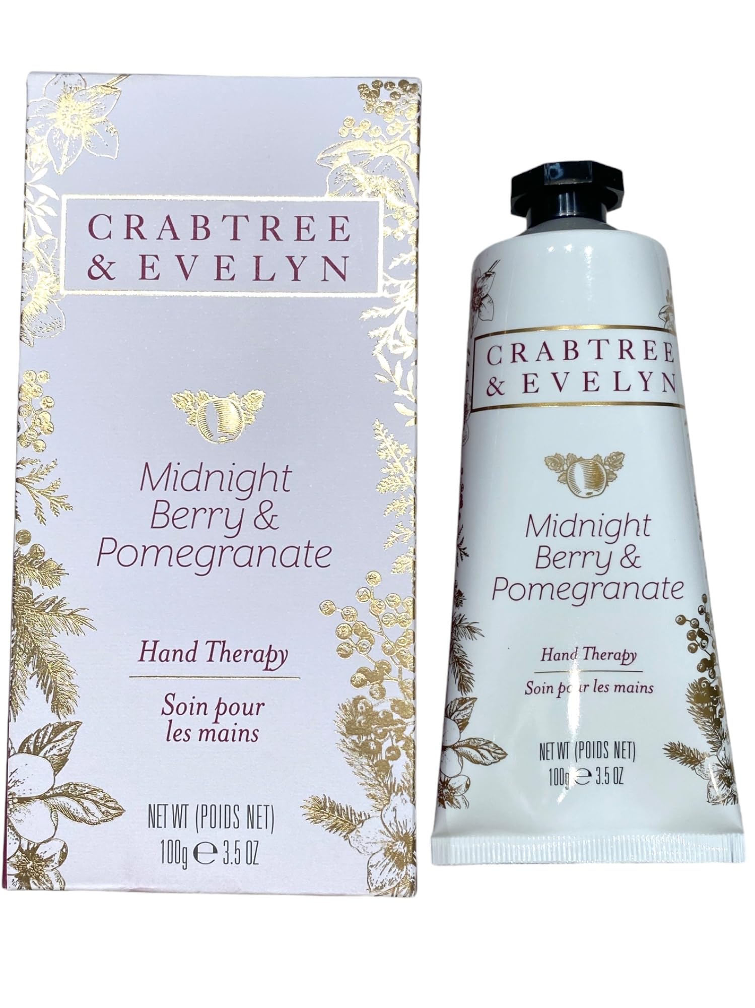 Crabtree & Evelyn Midnight Berry & Pomegranate Hand Therapy 3.5 oz