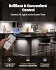 Iluminación bajo gabinete EZVALO con estación de carga, sensor de movimiento | 6 paq. con control remoto, batería recargable 2000mAh, inalámbrica, magnética, temporizador, 3 temperaturas de color, cocina, clóset y más 7