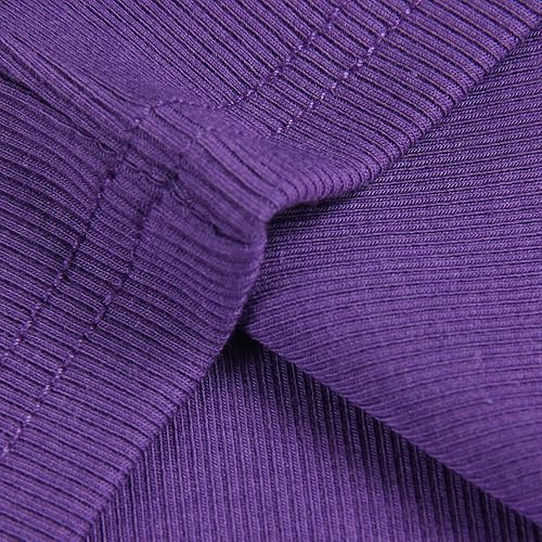 Miniatura 6 de GEMBERA Camiseta sin mangas para mujer, cuello alto, casual, básica, de algodón, acanalada, ajustada