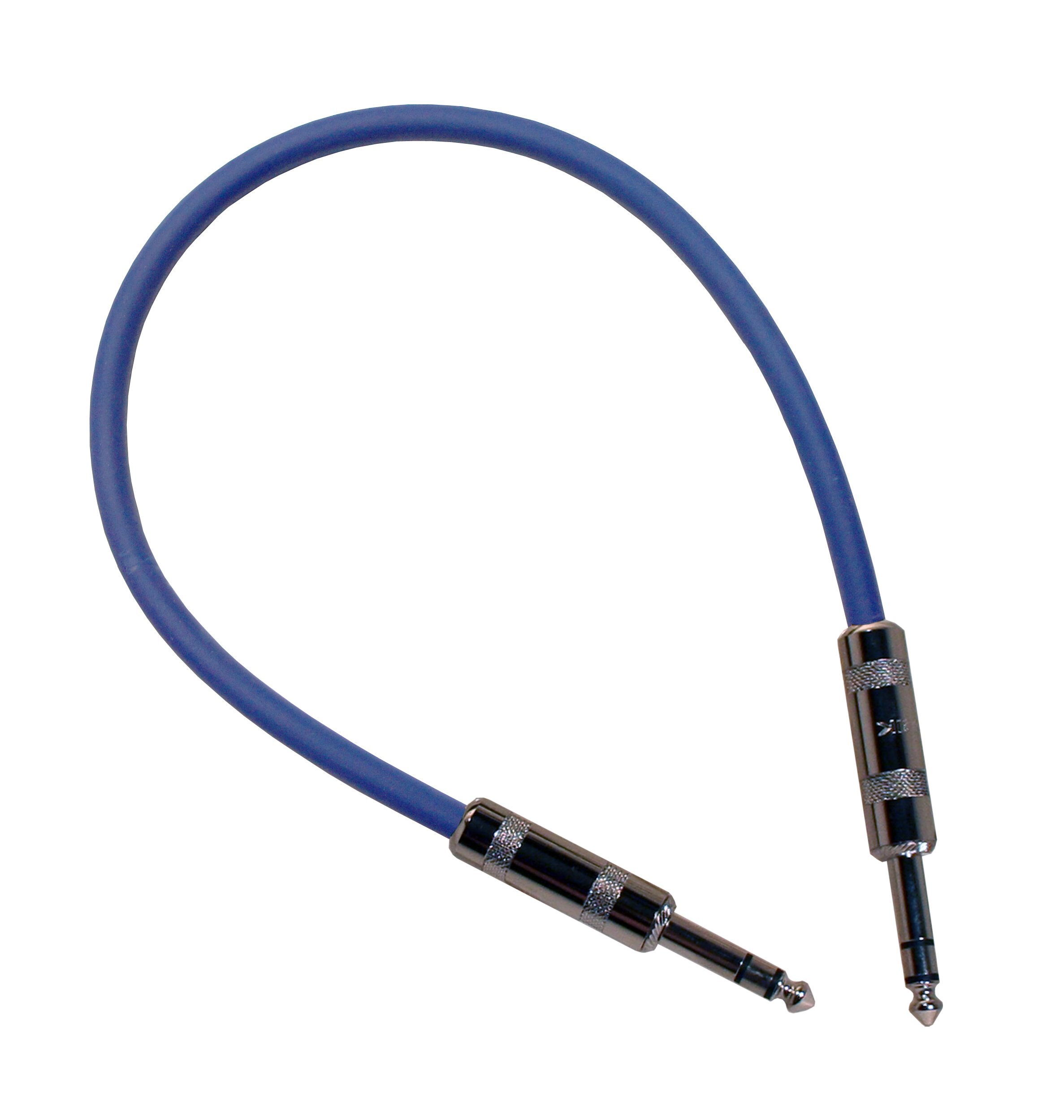 Rapco HorizonBLC-1.B Stage Series Balanced Line Cable TRS - TRS 1-Feet Blue