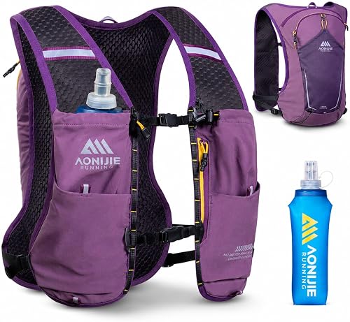 Running Hydration Vest for Men Women 8L Backpack with 500ml Water Bottle