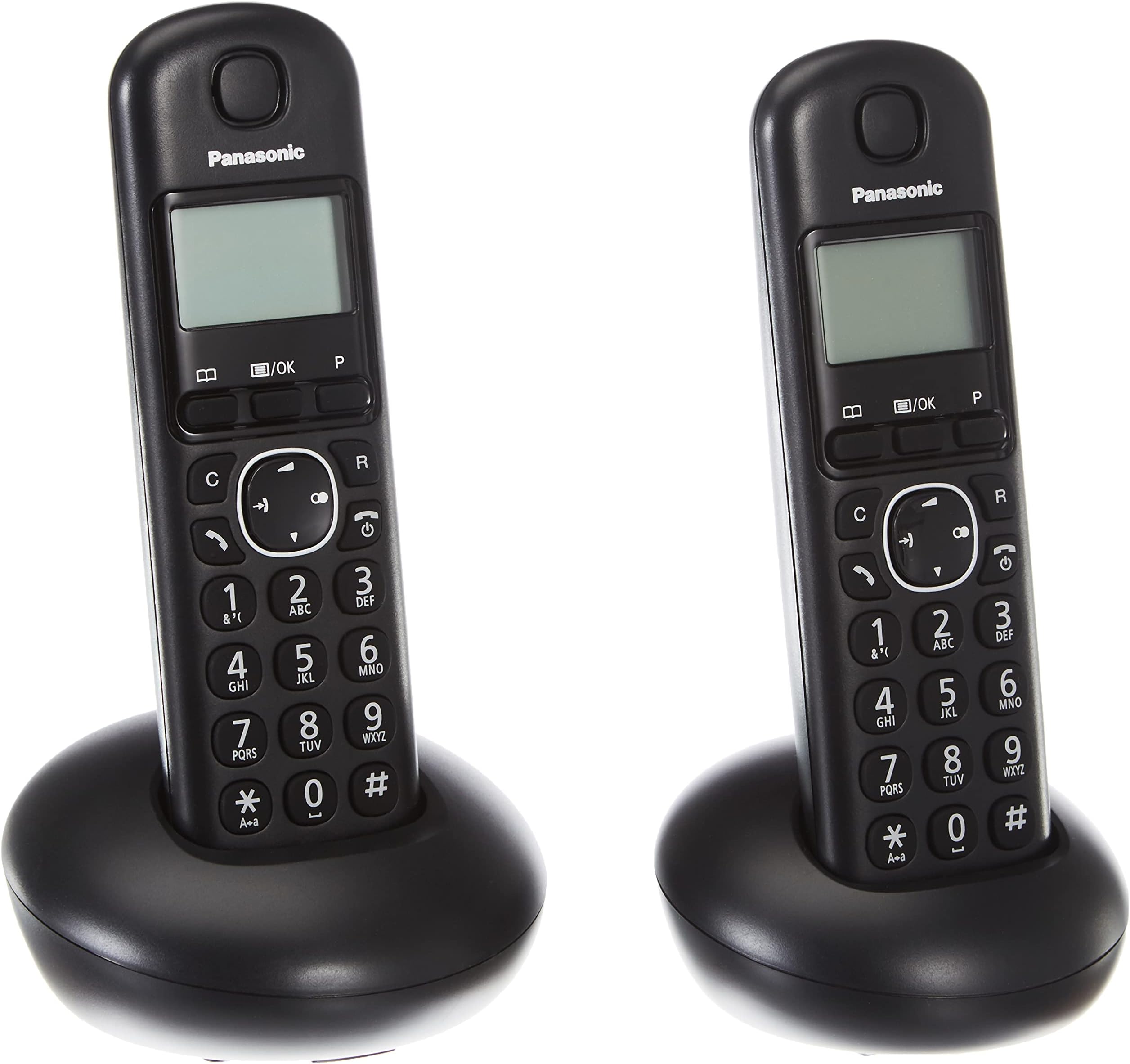 Panasonic KX-TGB 212 EB ECO Home Cordless Phone - Twin, Black