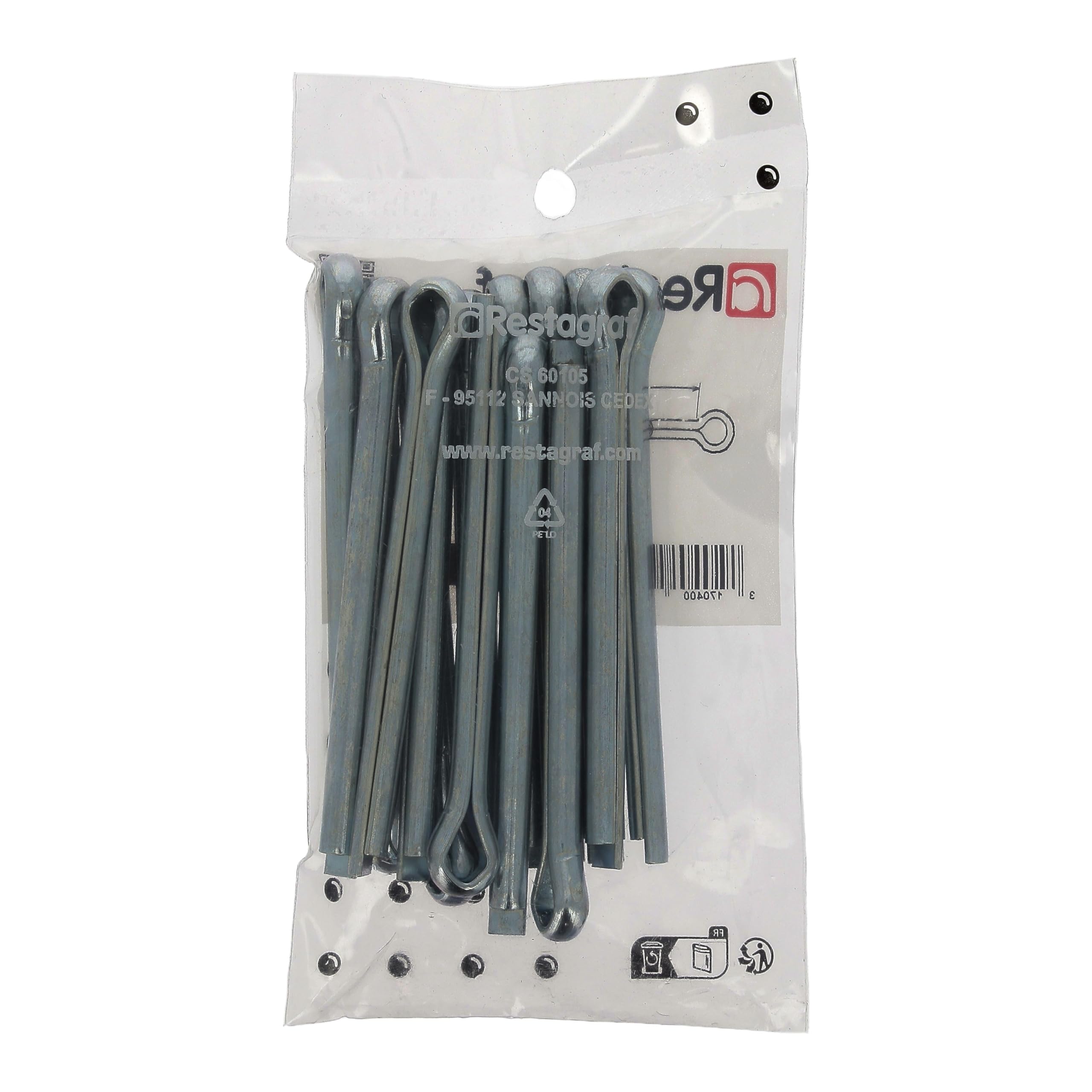 Perno Elastico Restagraf 938 - 6x32 Mm, Per Porte Renault, In Acciaio