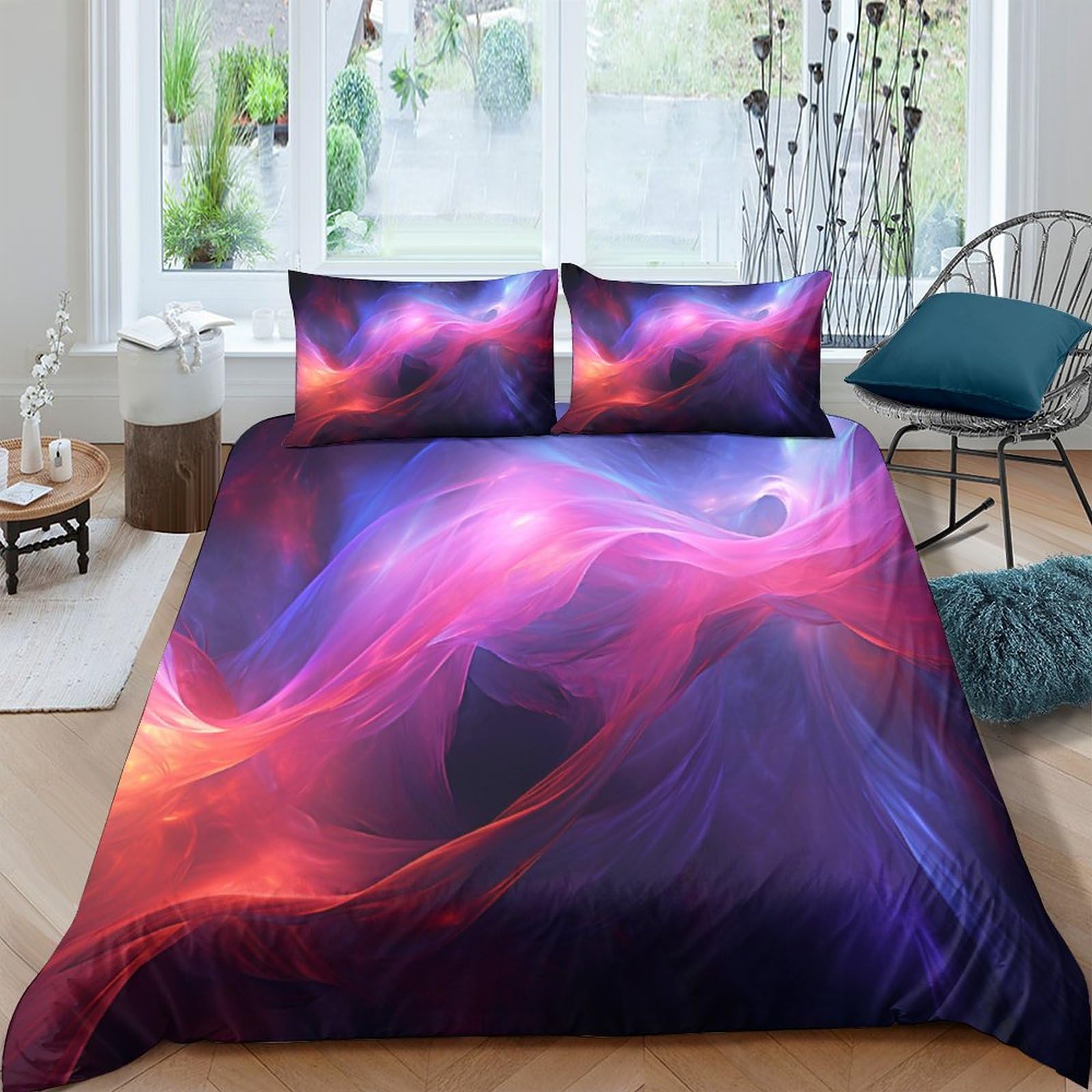 Parure de lit sci-fi IOFEER 200x200 anti-décoloration pour le confort thermique des enfants