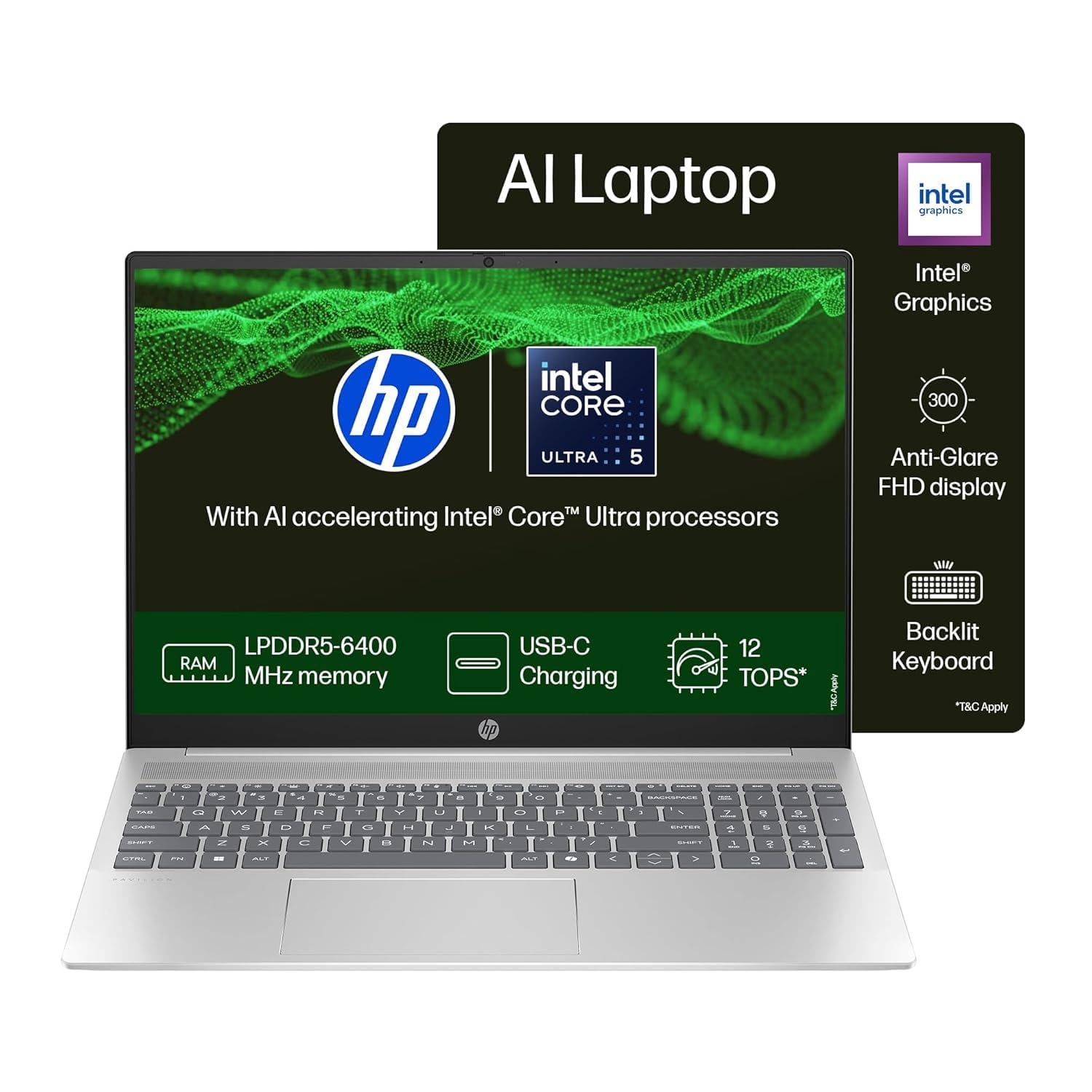 HP Pavilion 16, Intel Core Ultra 5 125U (14th Generation) 16 GB