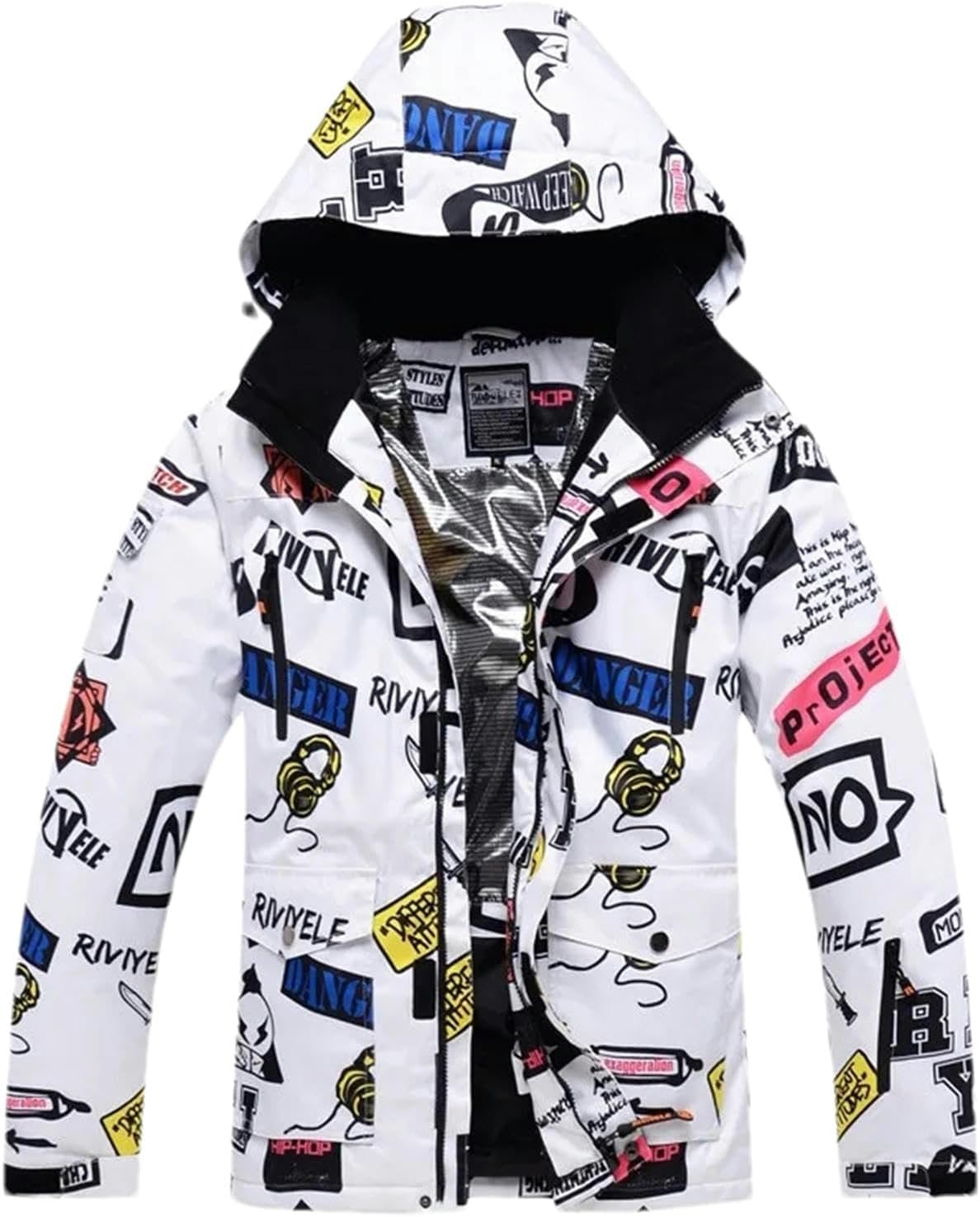 JXQXHCFS Ski Suit Men Warm Thicken Waterproof Windproof Winter Snow Suits Skiing Snowboarding Jackets + Pants