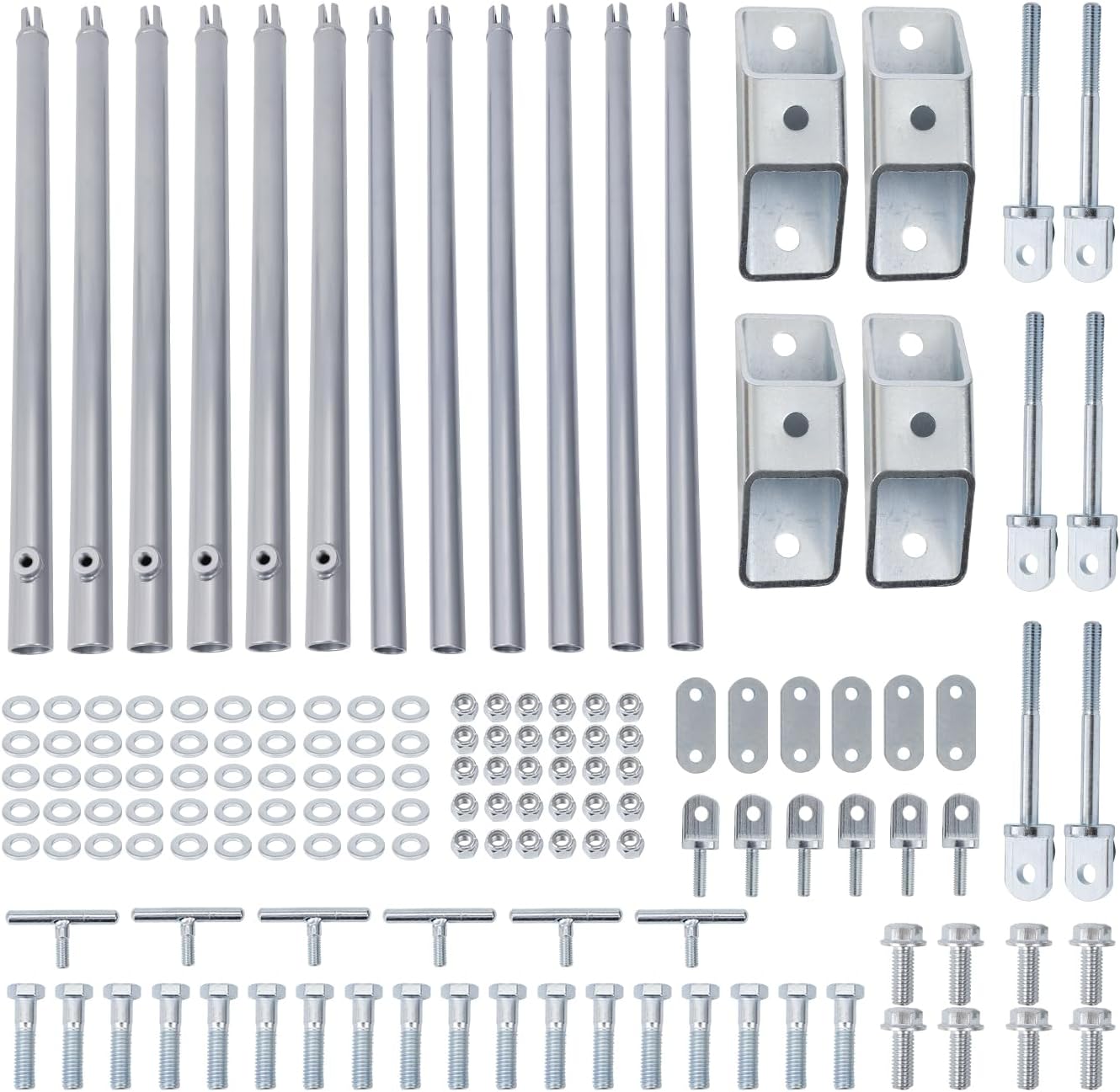 𝑵𝒆𝒐𝑲𝒂𝒍𝒆𝒊𝒅𝒐 191025 JT's Strong Arm Jack Stabilizer Kit Replacement for RV Travel Trailer Fifth Wheel Kit, Telescoping Design, Universal Fit, Bolt-On Installation, Anti-Shake System