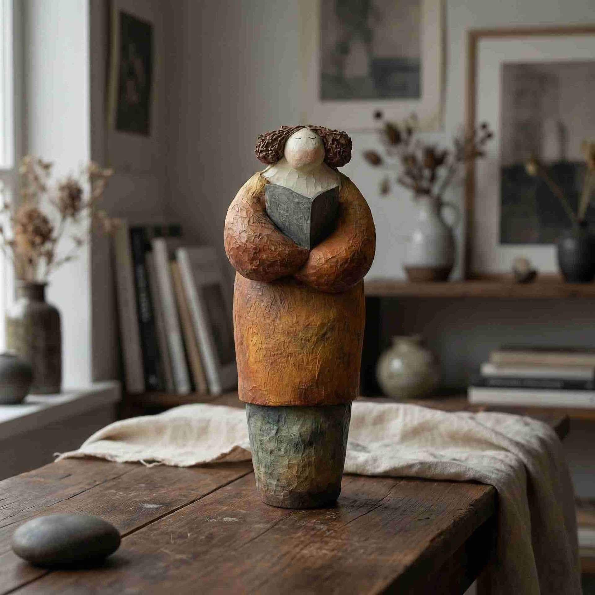 Statuetta Donna Lettrice