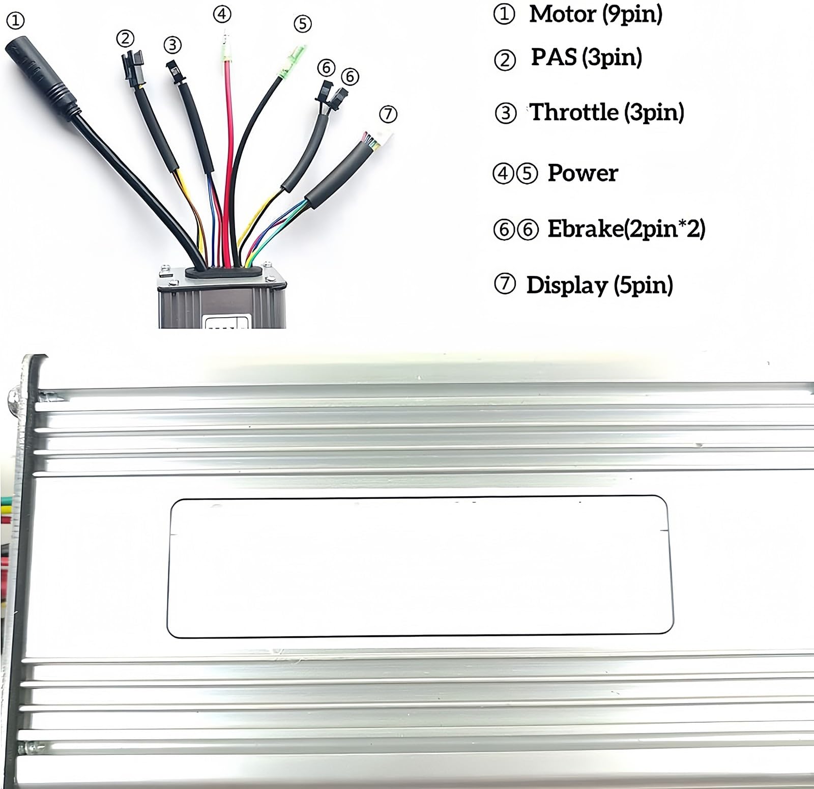 Zestaw do konwersji rowerów, 48 V, 250 W, zestaw do konwersji rowerów elektrycznych, z wodoodpornym wyświetlaczem LCD5, 20-calowe zestawy LCD 24", 48 V/250 W