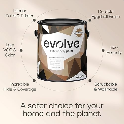 Miniatura 82 de EVOLVE Pintura e imprimación: Respetuoso con el medio ambiente, bajo brillo con cobertura de una capa para superficies interiores y exteriores Verde