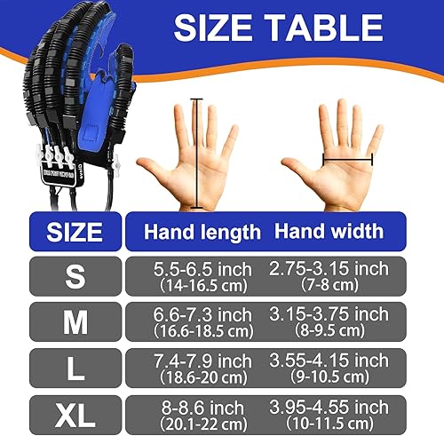 Miniatura 2 de Guante robot de rehabilitación para hemiplejia cerebral, equipo de recuperación de trazo para mano izquierda o derecha robótica con guante de espejo