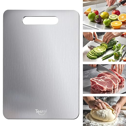 Cutting Boards For Kitchen,Easy to clean, Double-sided food-grade Cutting Board For Cutting Meats, Fruits And Vegetables 12.2 * 8.3