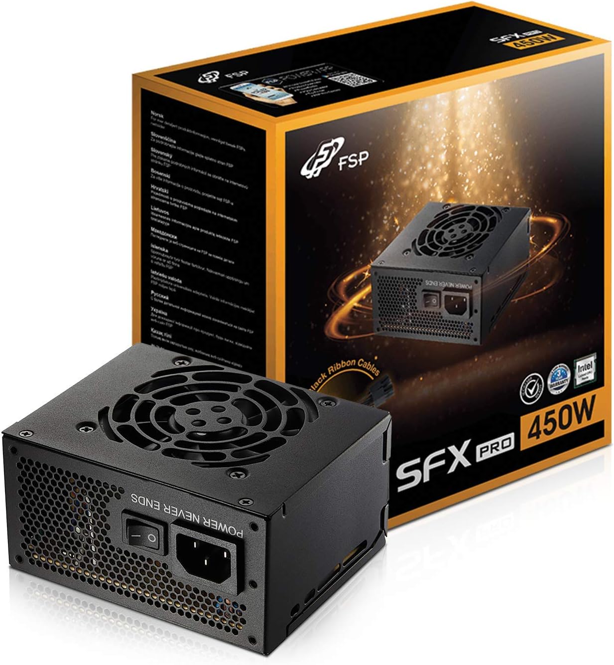 Mini ITX Solution/SFX 12V / Micro ATX 80 Plus Gold Certified Gaming Power Supply Series Group (450W)