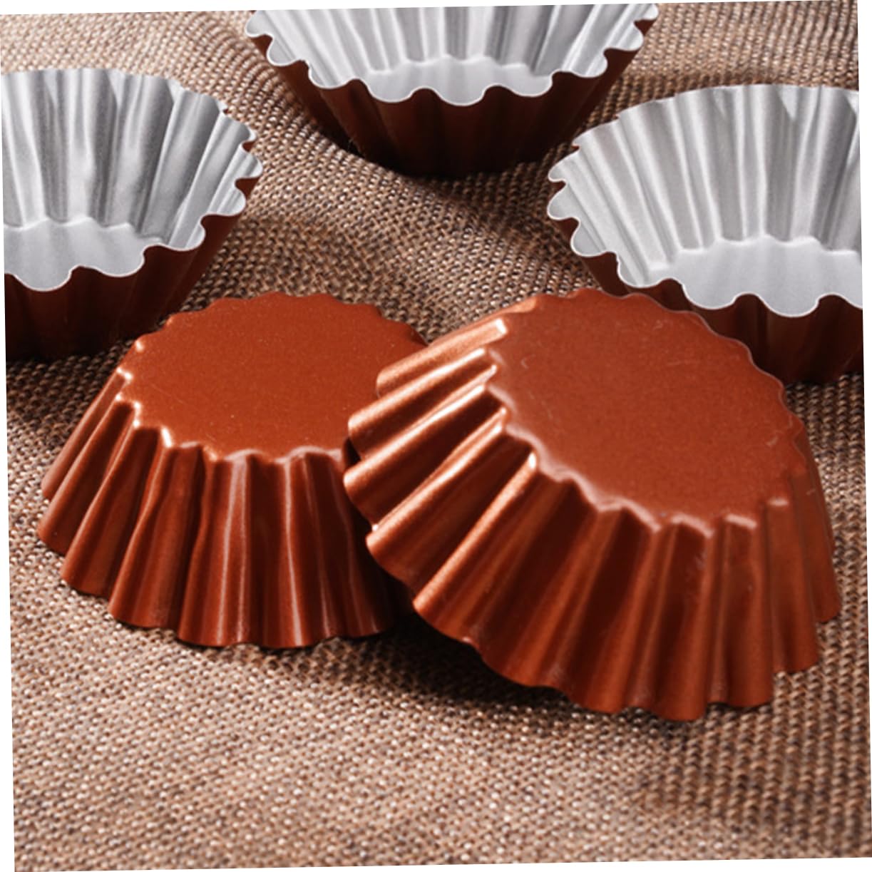 ABOOFAN Pz Stampo Tondo Per Crostata All'uovo Per Crostate Resistenti Al Calore Stampo Crostata Multifunzione Stampo Da Forno Accessori Budino Acciaio Al Carbonio