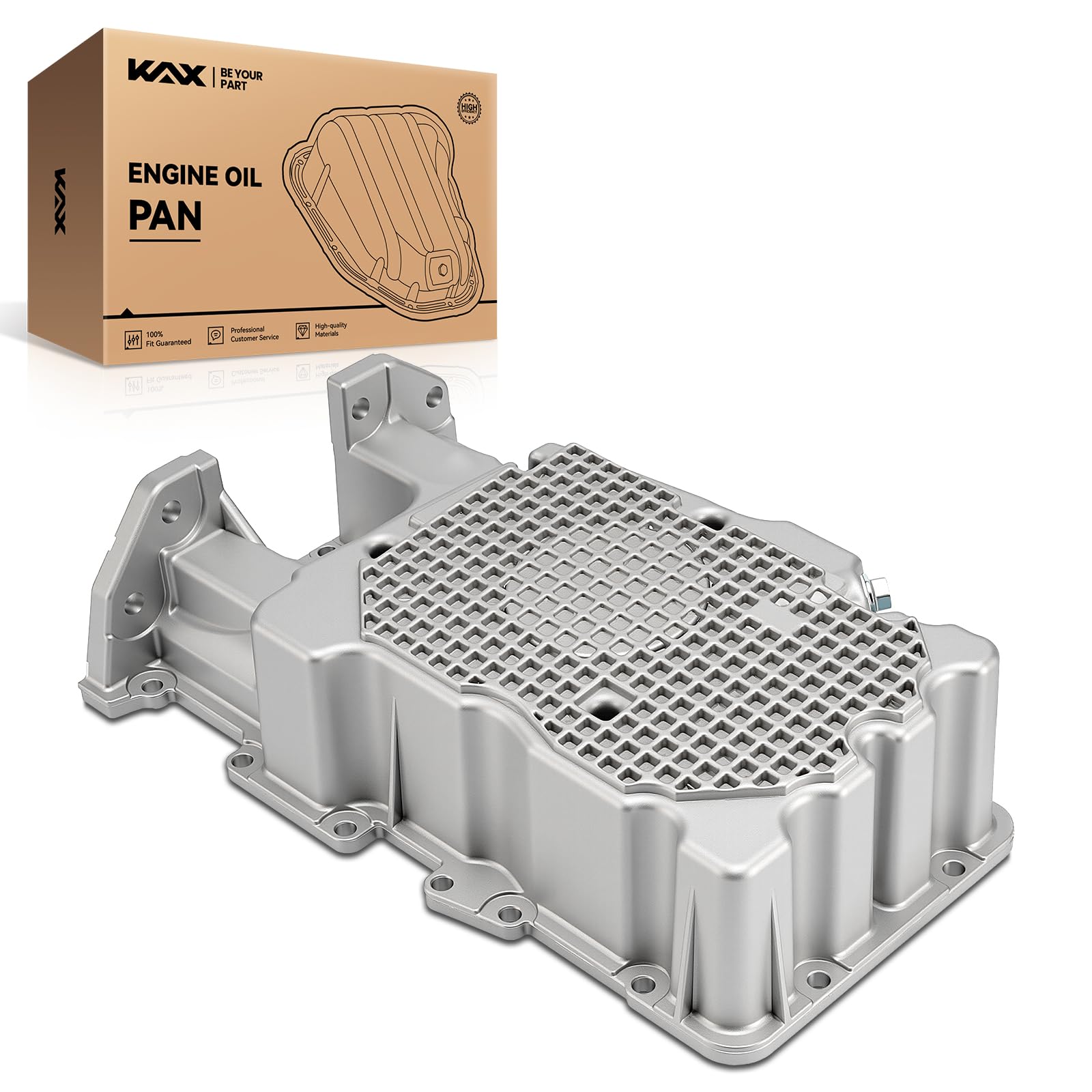 KAX 264-444 Engine Oil Pan Fit for Ford Fusion 2006-2012, Ford Escape 2009-2012, Lincoln Zephyr 2006, Mazda 6 2006-2008, Mazda Tribute/Mercury Mariner 2009-2011, Mercury Milan 2006-2011