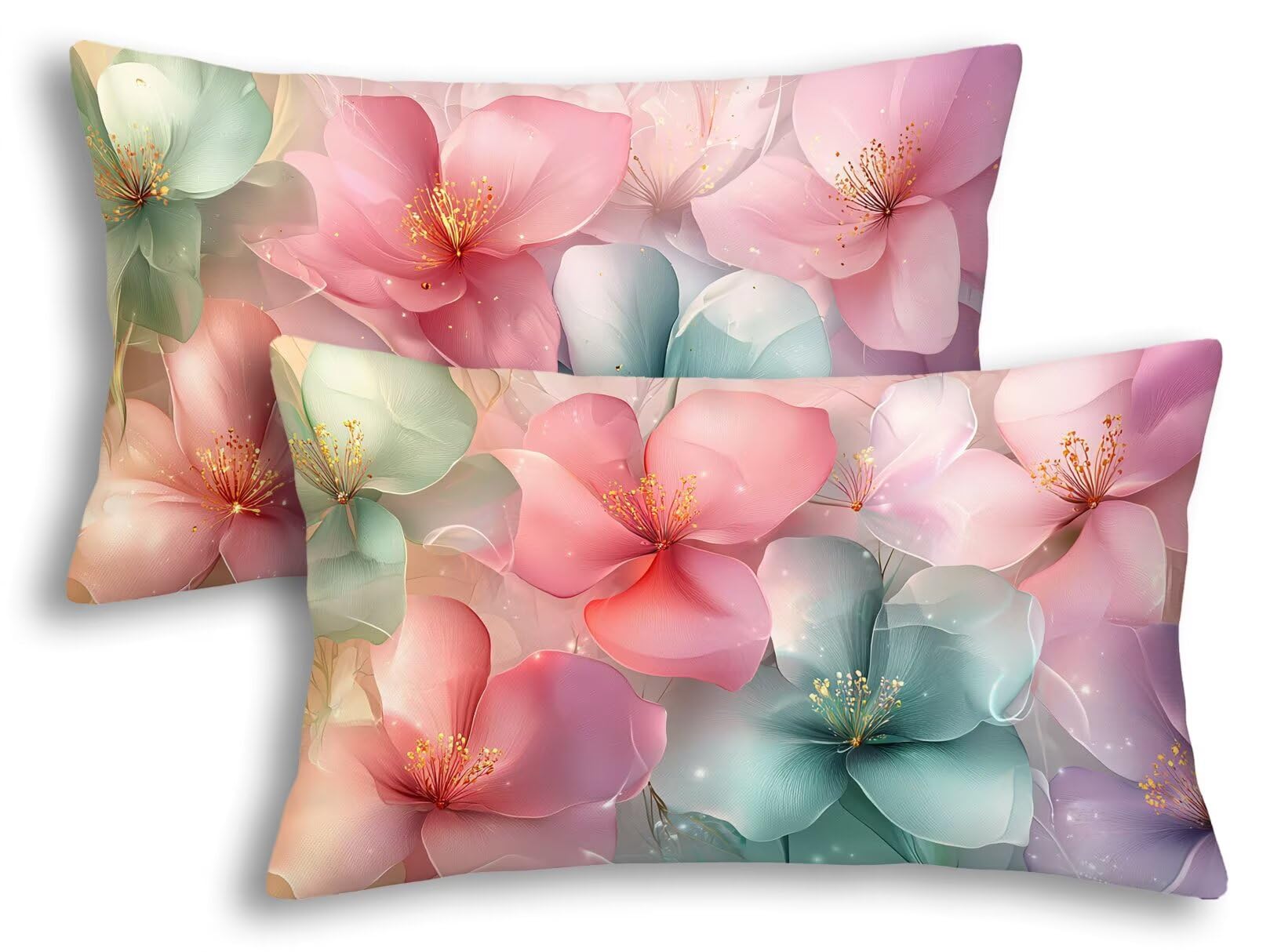 Housse de Coussin Extérieur Imperméable 40x80cm Déperlant Terrasse