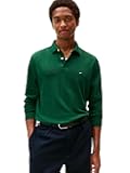 Men's Long Sleeve Polo Shirts in Regular Fit with Stretch and Organic Pique Cotton