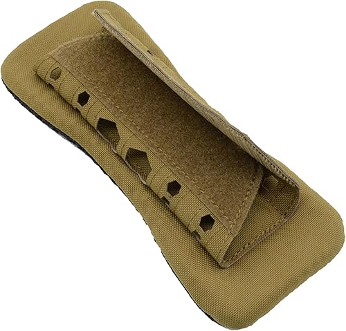 Miniatura 7 de Almohadilla de malla para hombro táctica EVA Soft Bag Slings Plate Correa de hombro Almohadilla Cojín Cojín de corte láser Chaleco de caza Accesorio