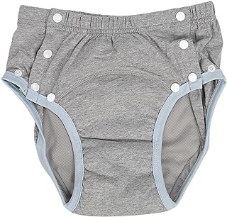 Fralda de Pano Adulta, Tampa Adulta Leakproof Lavável do Tecido, Fralda de Pano para Incontinência Adulta de Algodão Puro Com Absorção Extra, Fralda de Capa de Fralda de Pano