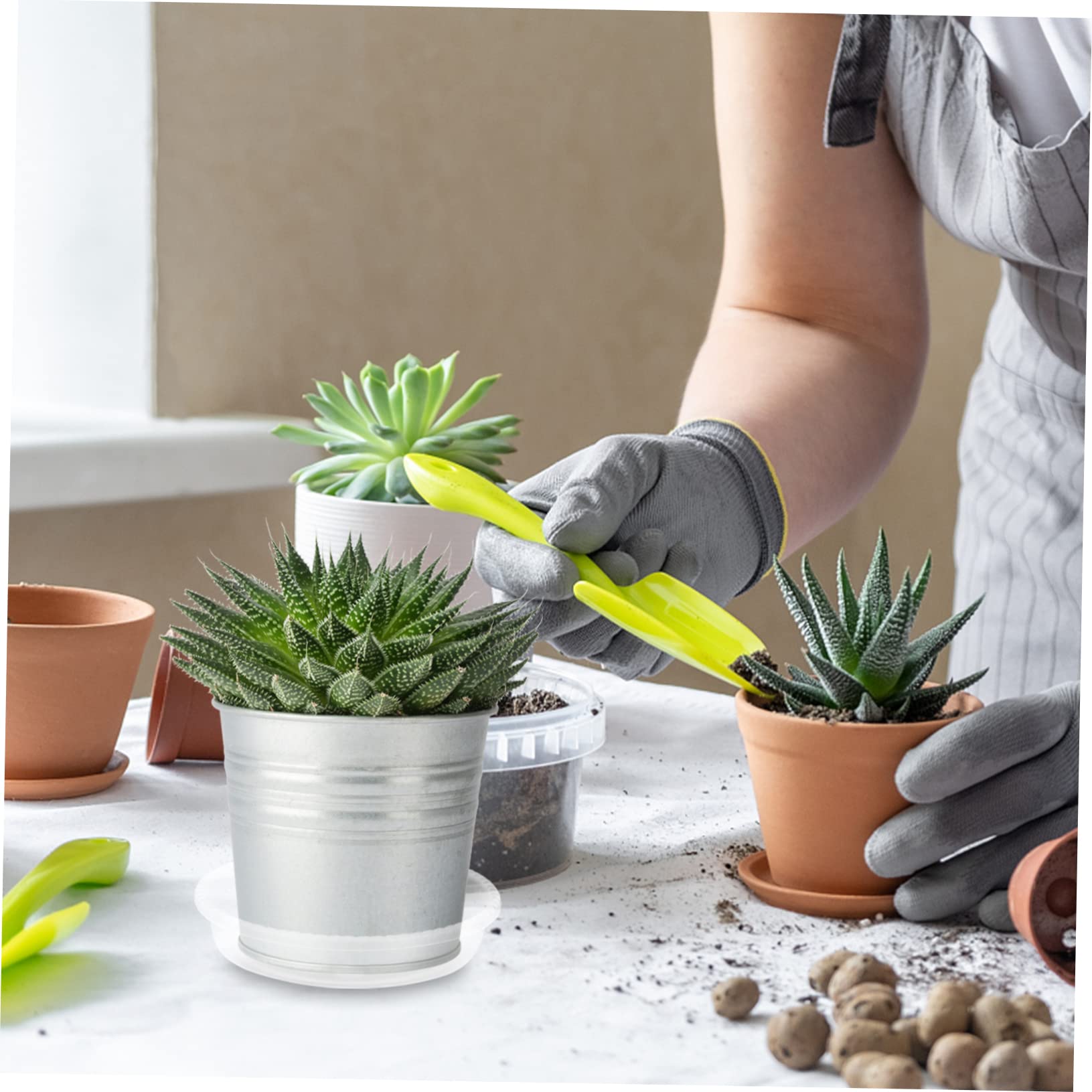 POPETPOP 30stücke Runde Blumentopfschalen Blumentopf-bodenschalen Topfpflanzenschalen Wasser Trays Für Blumentöpfe Und Bonsais