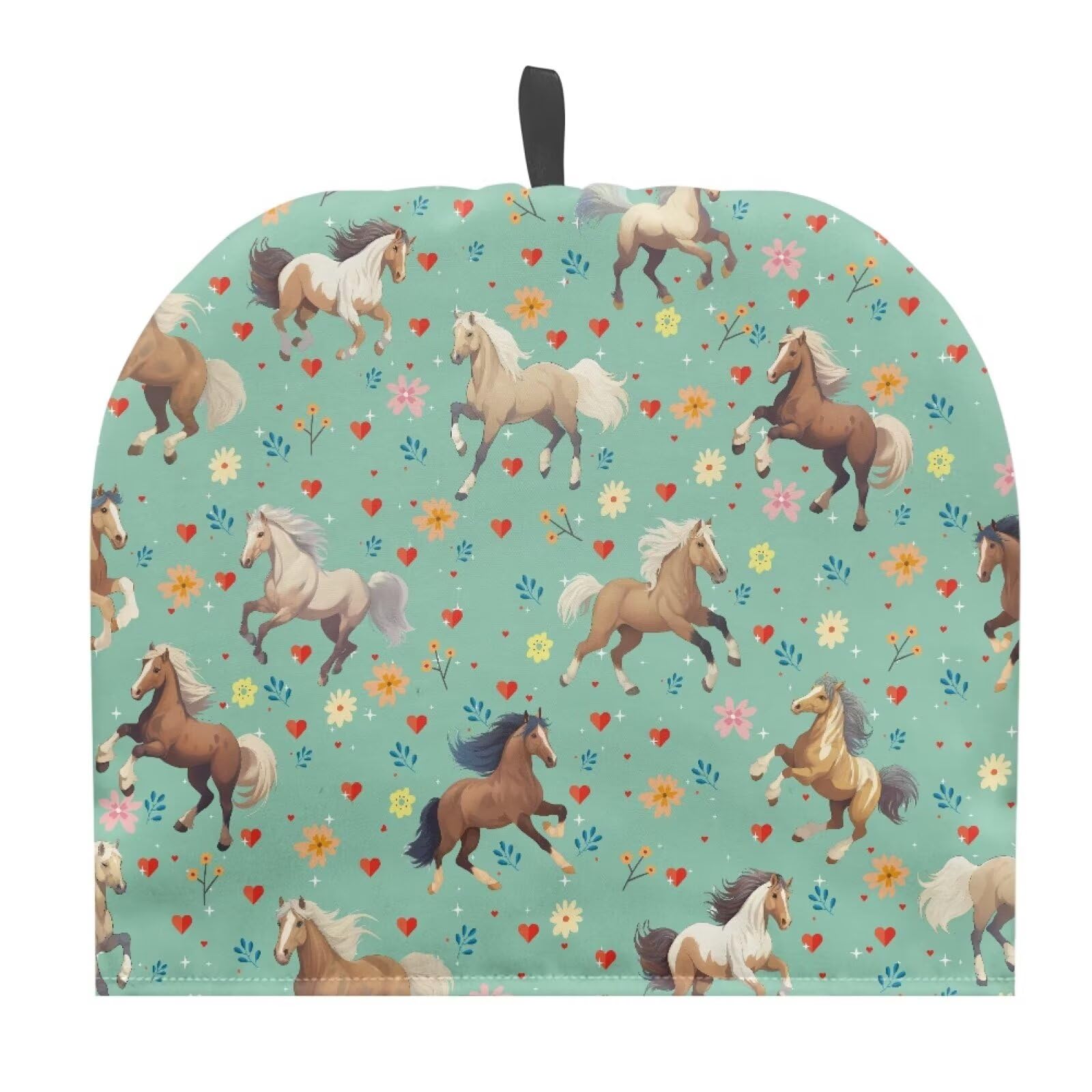 HELLHERO Floral Horse Tea Cozy - tea cozies | Mubboo