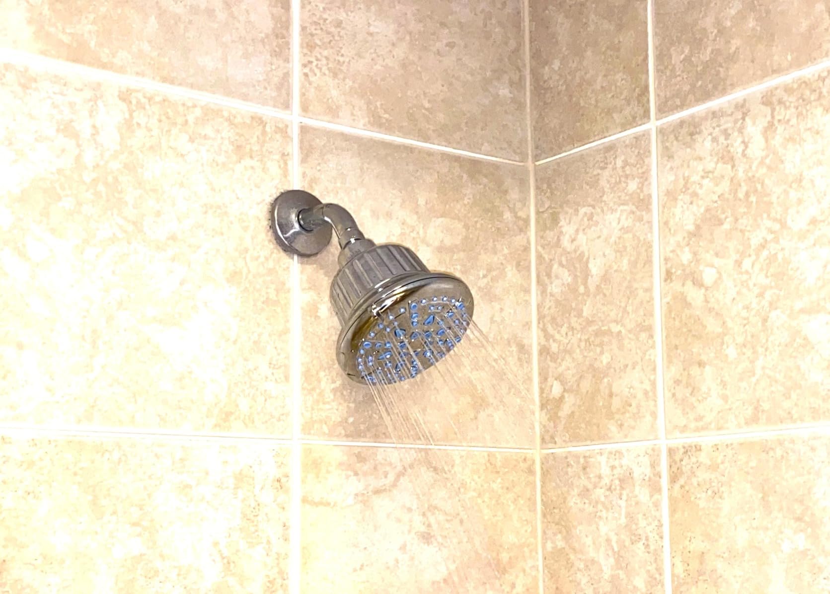 PureAction Shower Head Filter For Hard Water 7 Settings High Pressure