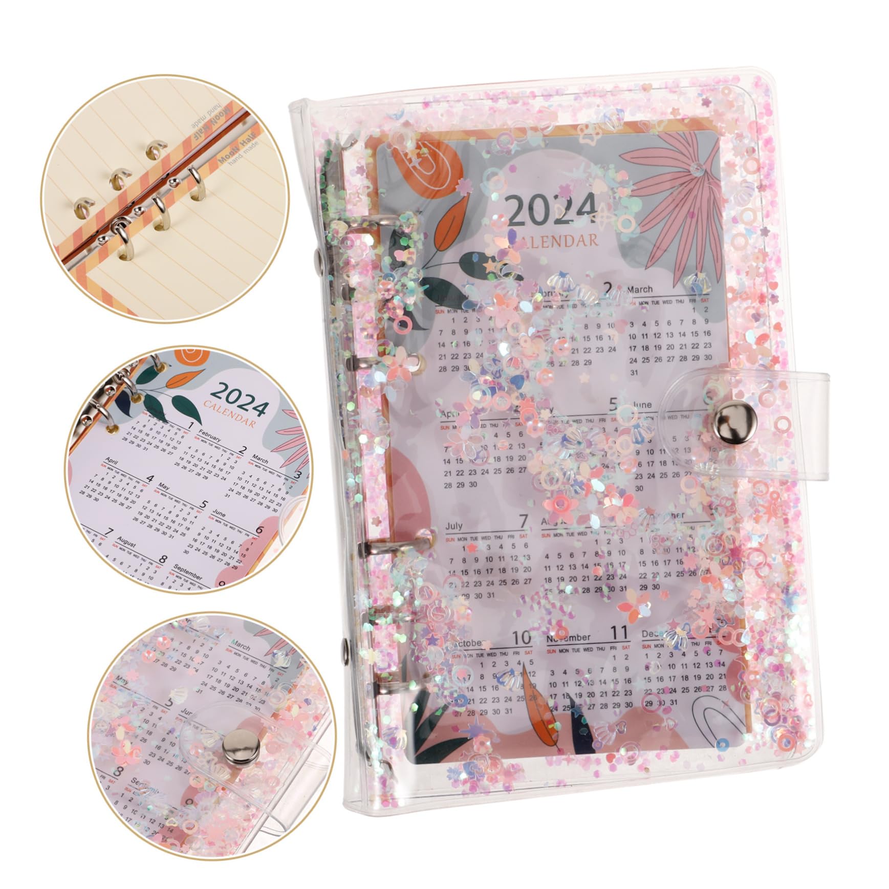 EXCEART 5 Ensembles registre des sables mouvants Des cahiers mini classeur cahier de note cahier d'écriture cahier d'ecriture calepin de note bloc-notes bricolage à feuilles mobiles papier