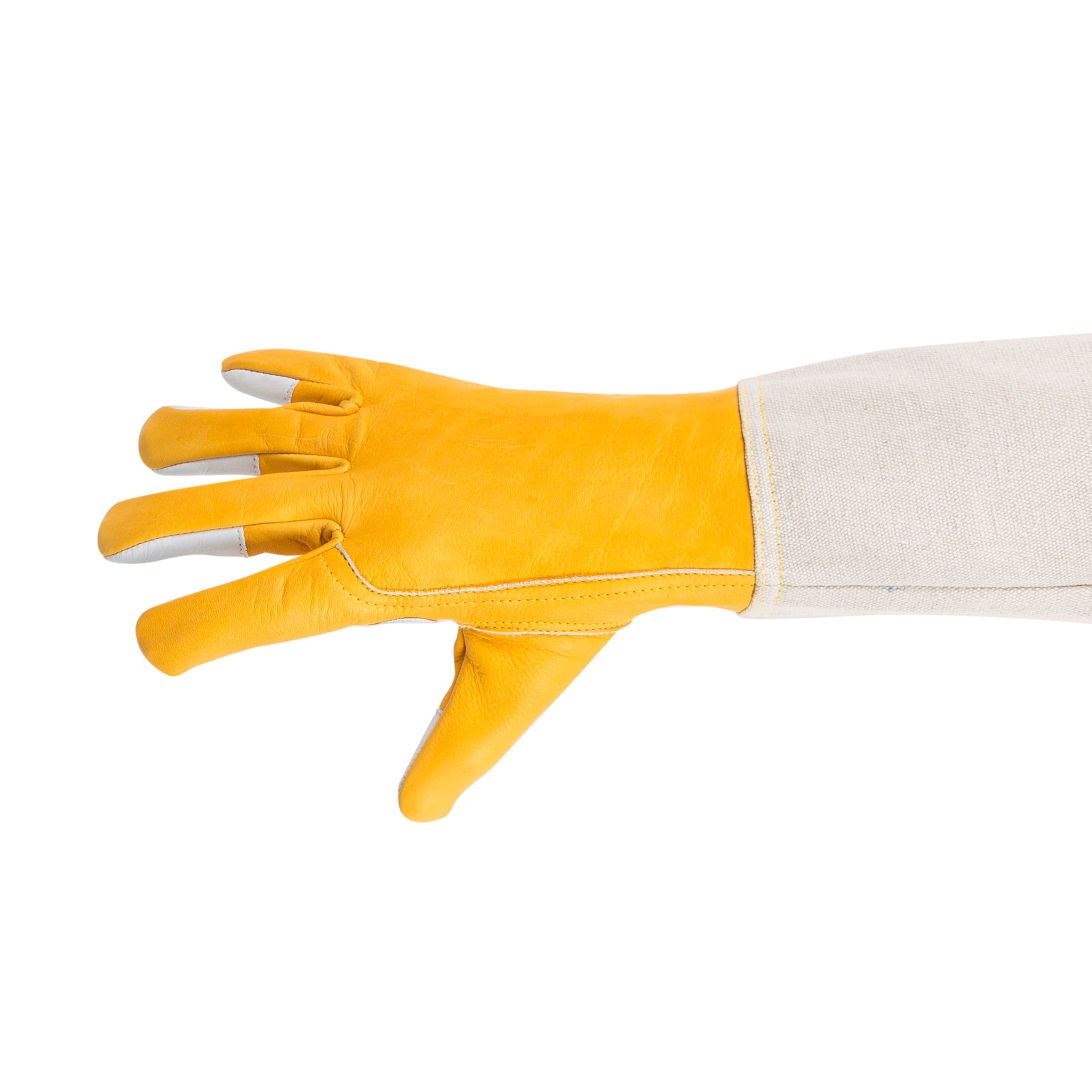 Bees & Co V57 Guantes de piel de cabra con puños ventilados para apicultura