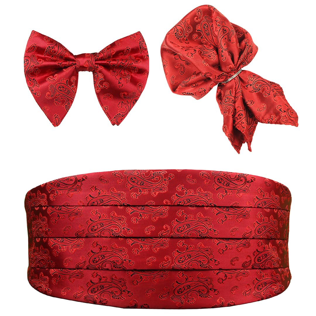 Red Cummerbund Set for Men