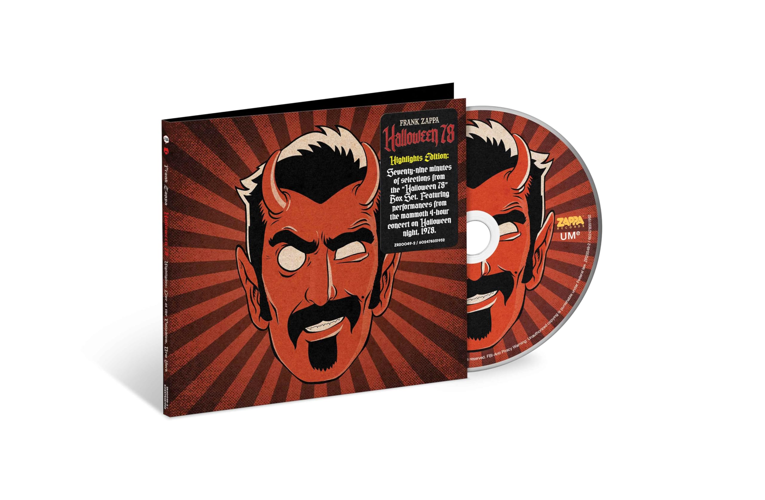 FRANK ZAPPA HALLOWEEN 81ライブ(マント&マスク付き) Halloween 81: Live At The Palladium, New York City Box Set - Frank
