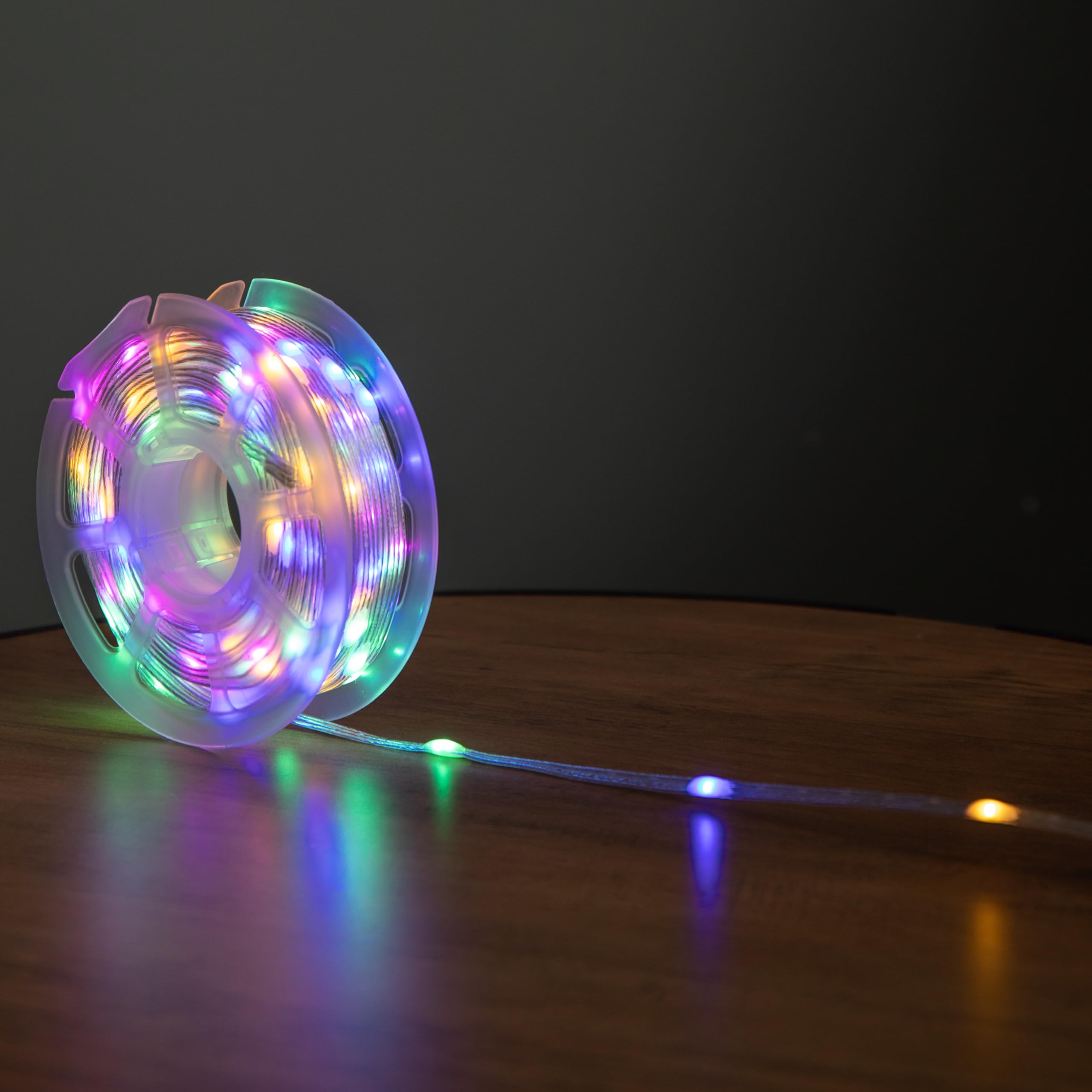 Light/White 15M Up Christmas Two Tone String S With 200 Warm & Multi-Coloured Leds