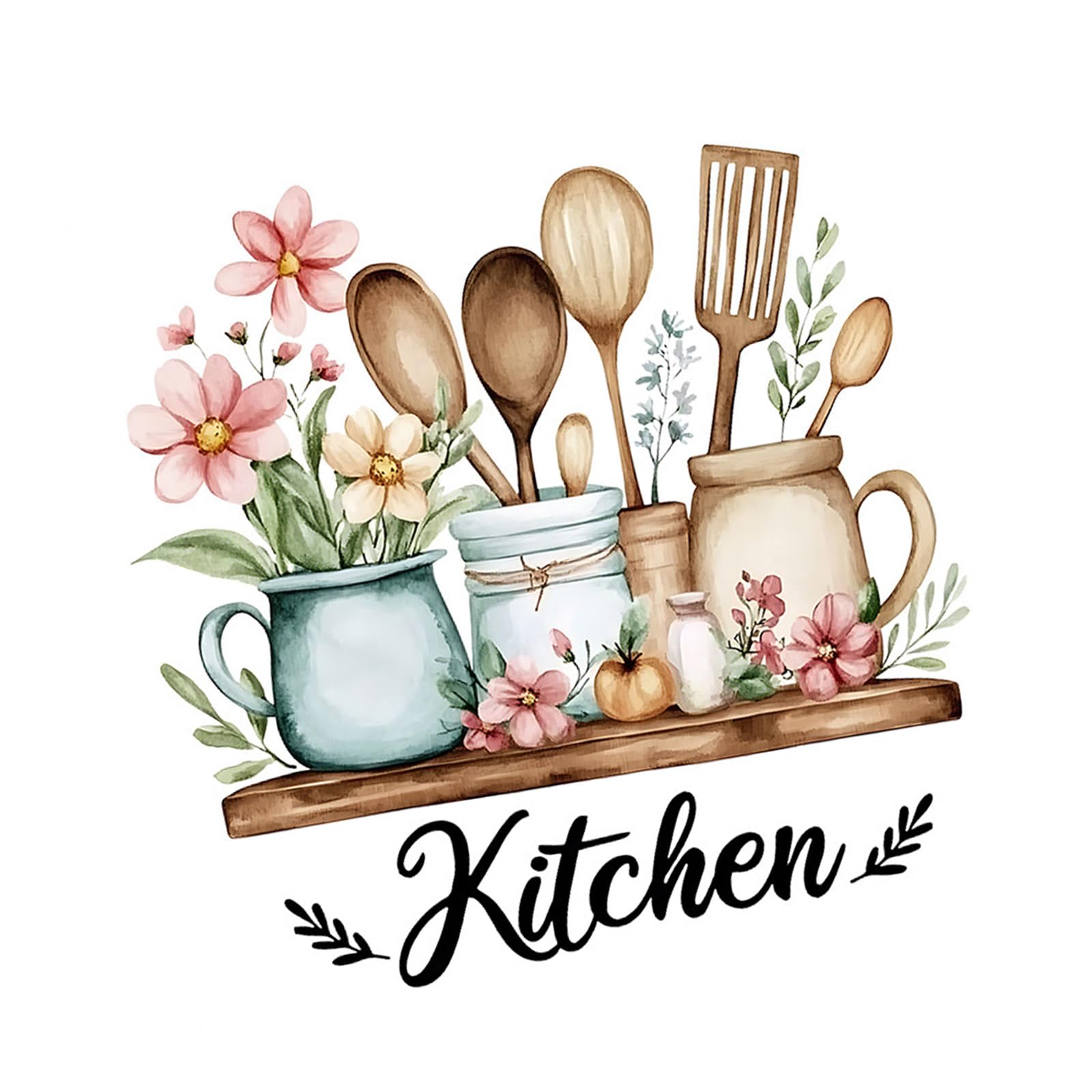 CRFFZ 1 Removable Kitchen Quote Decals Funny Wall Stickers for Fridge, Dining Room, Restaurant & Home Decorations Quotes Decal Decals