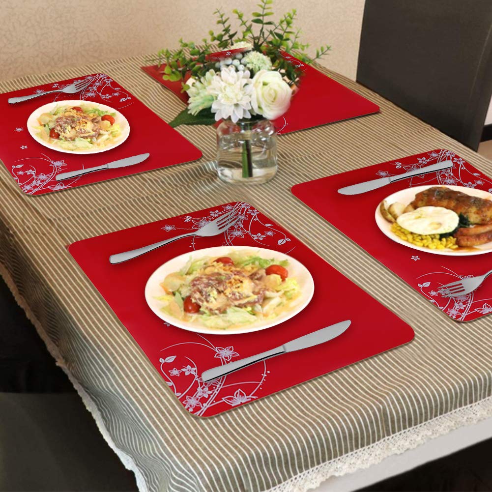 Set Tovagliette E Sottobicchieri In Silicone - Resistente Al Calore Fino A 220°C, 8 Pezzi