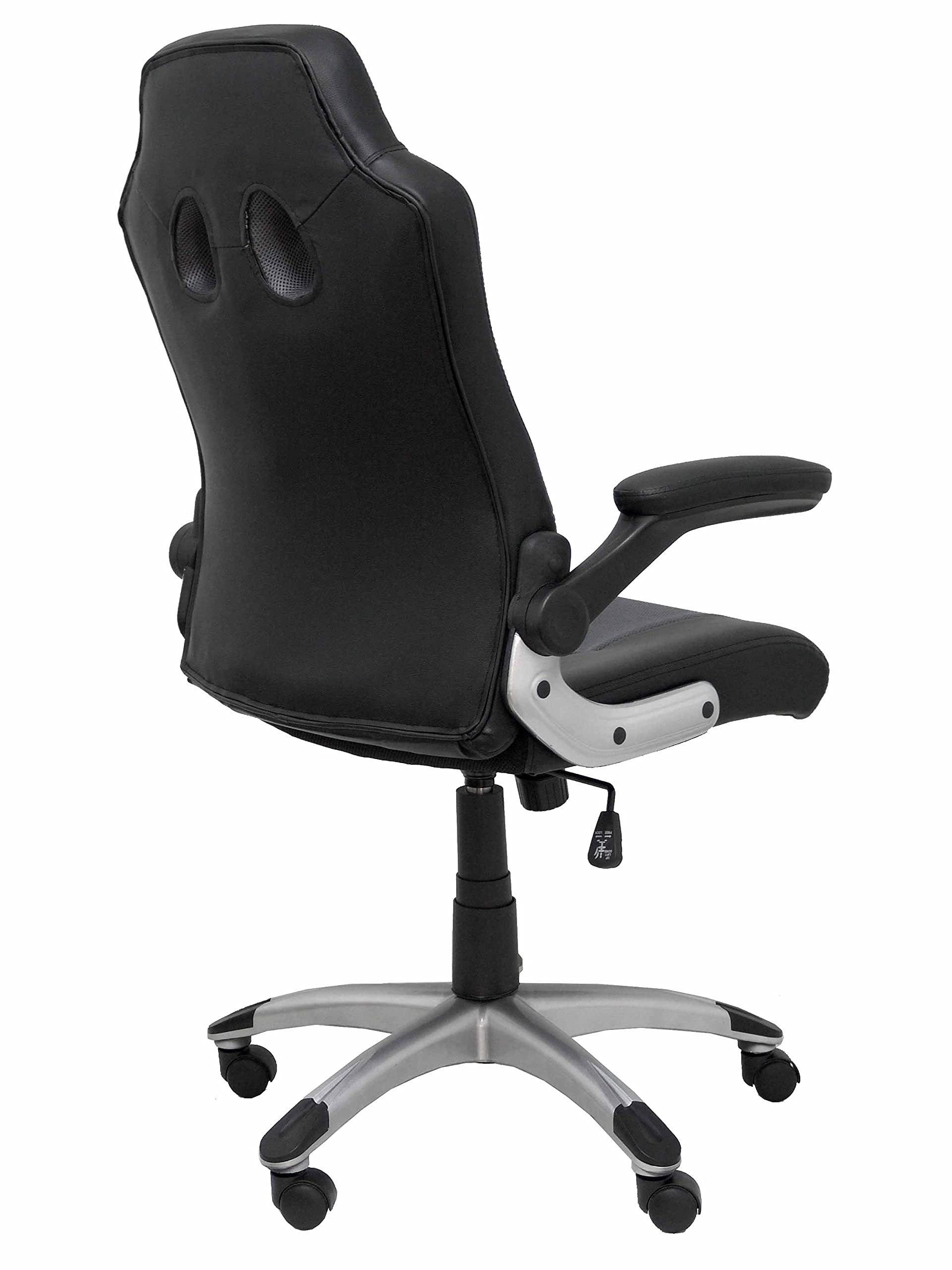 Sovica Silla Gaming Talave similpiel Negro y Gris