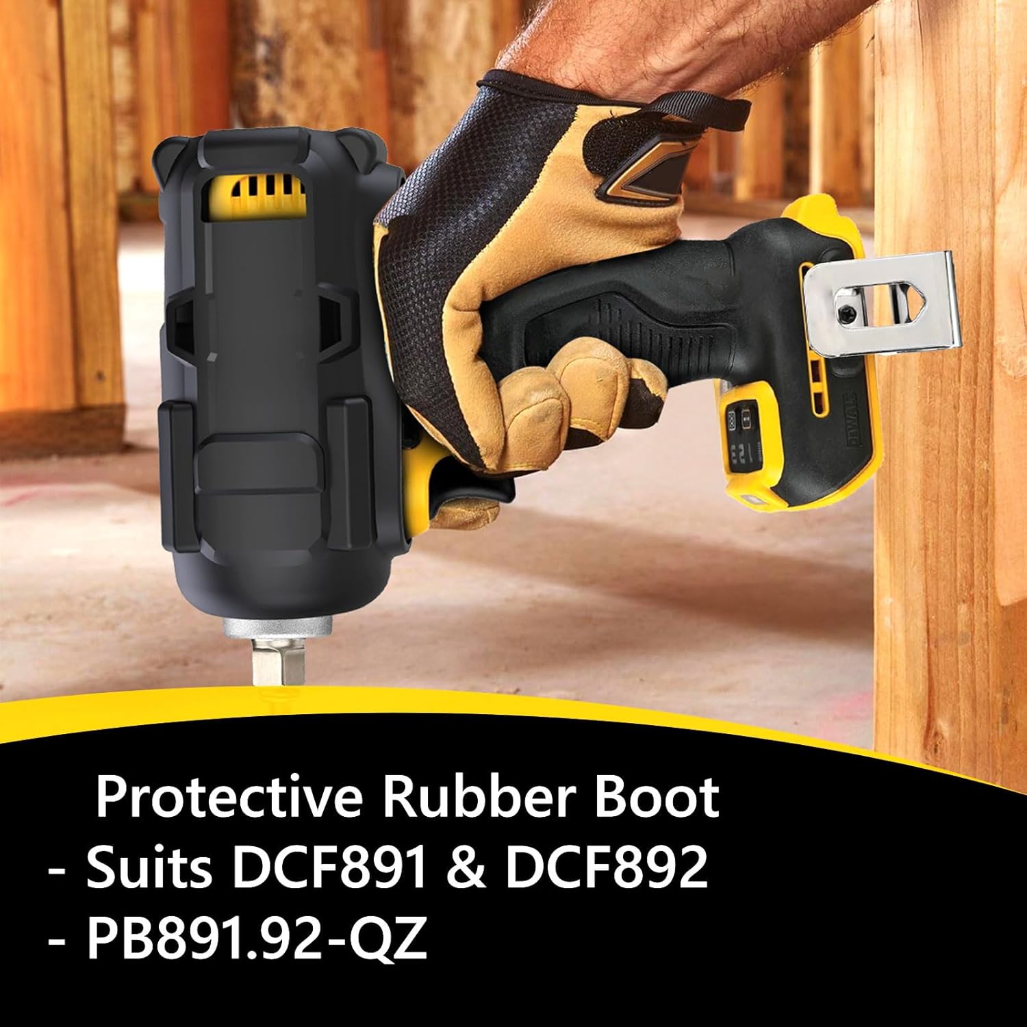 Impact Rubber Protective Boot PB891-92B(DCF891) Impact DCF892 Rubber Protective Boot