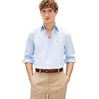 Tommy Hilfiger Core Flex Poplin Solid RF Shirt MW0MW39988 Camicia L/S