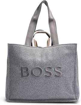 Amazon | [BOSS] [ボス] オーバーサイズロゴ エンブロイダリー トート