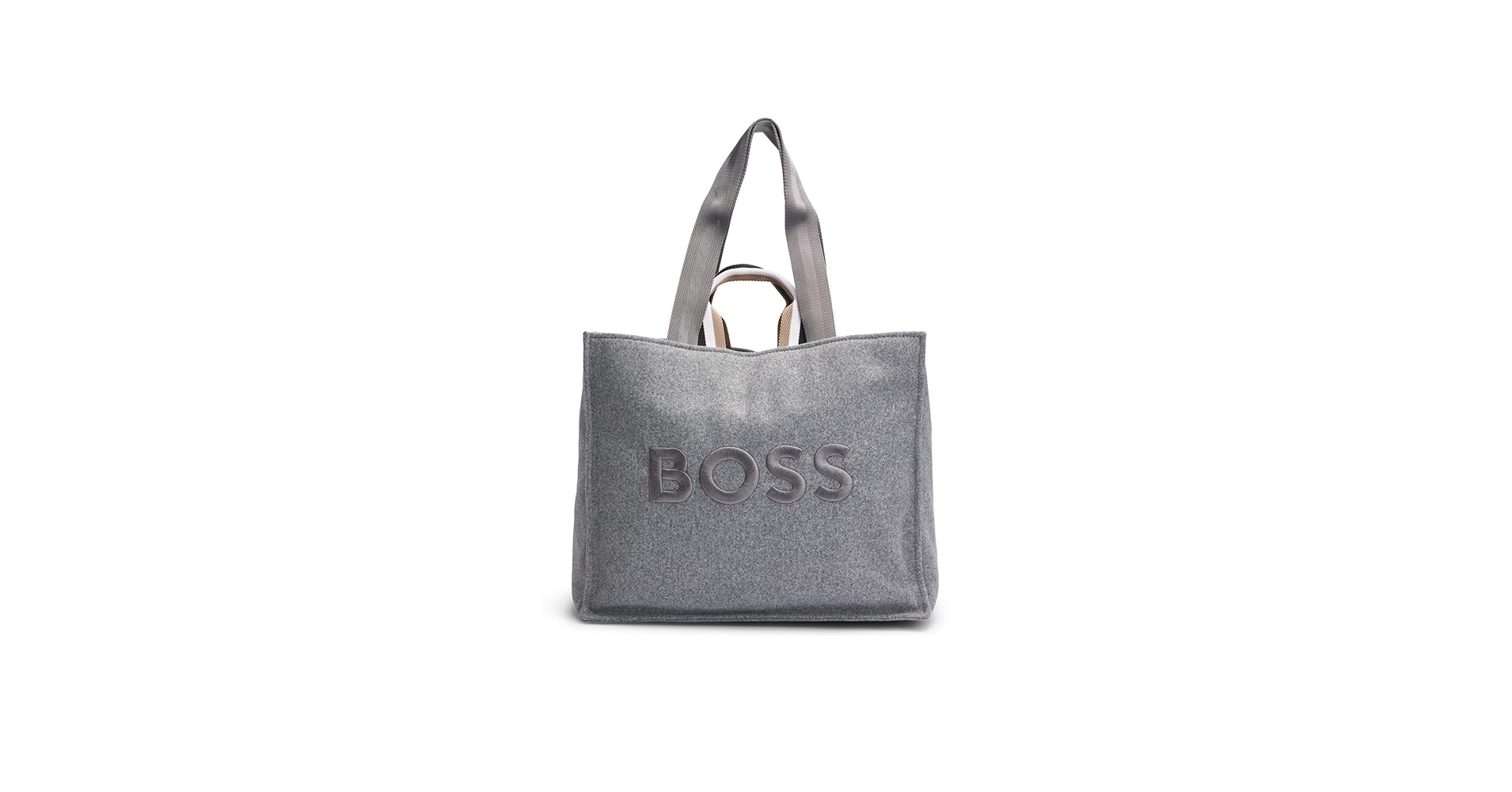 BOSS グレー トートバッグ Amazon | [BOSS] [ボス] オーバーサイズロゴ エンブロイダリー